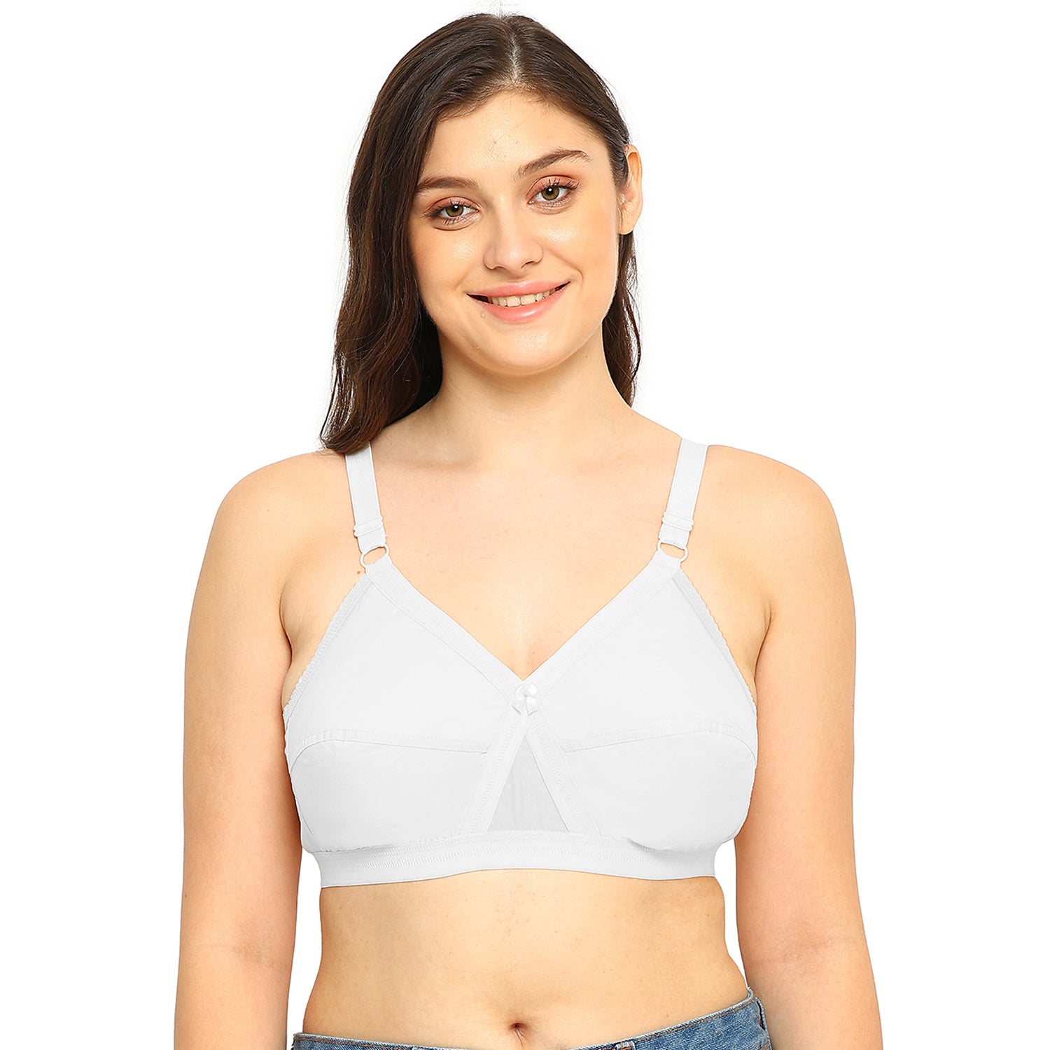 Pooja Bra | 100% Pure Cotton | Non-Padded | Non-Wired