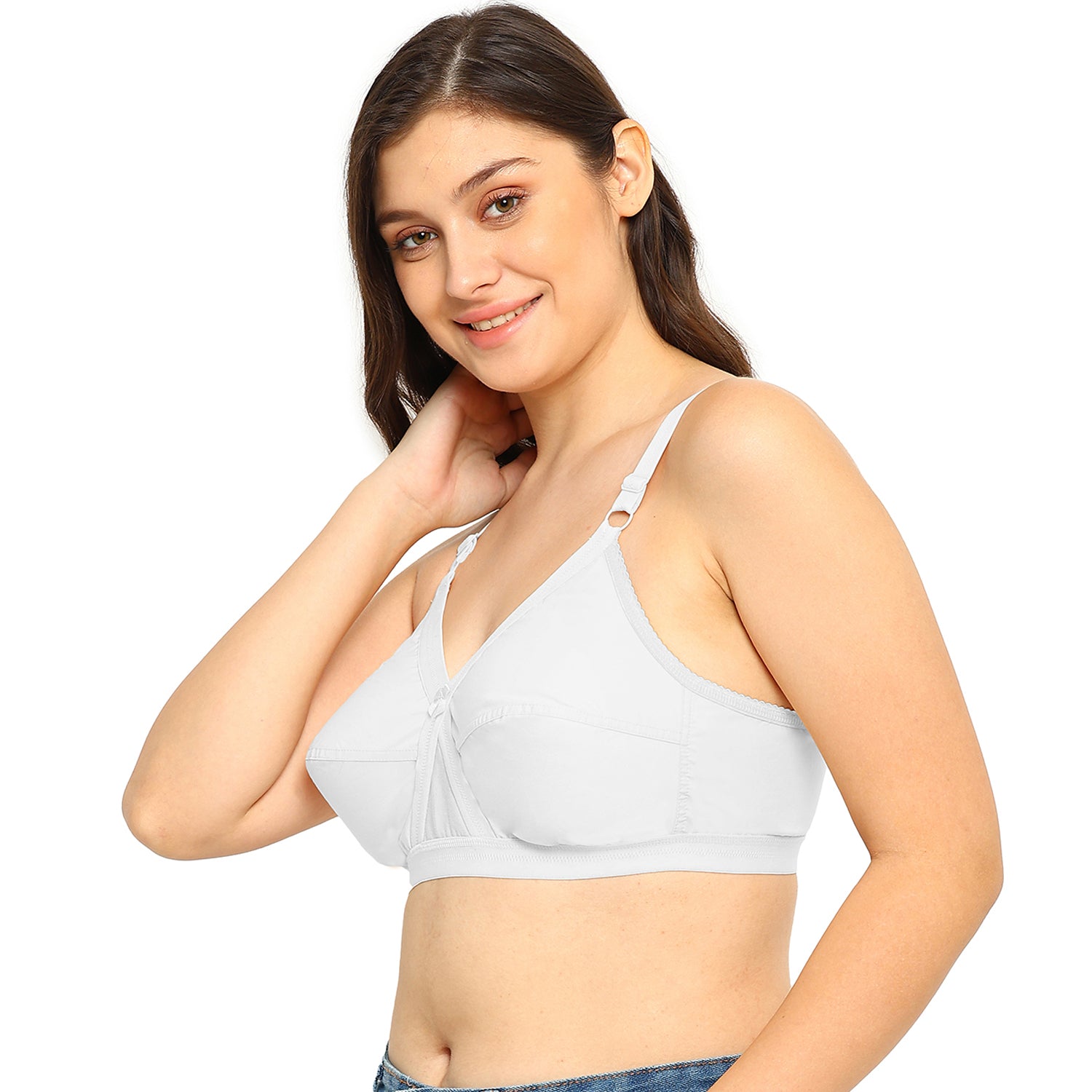 Pooja Bra | 100% Pure Cotton | Non-Padded | Non-Wired