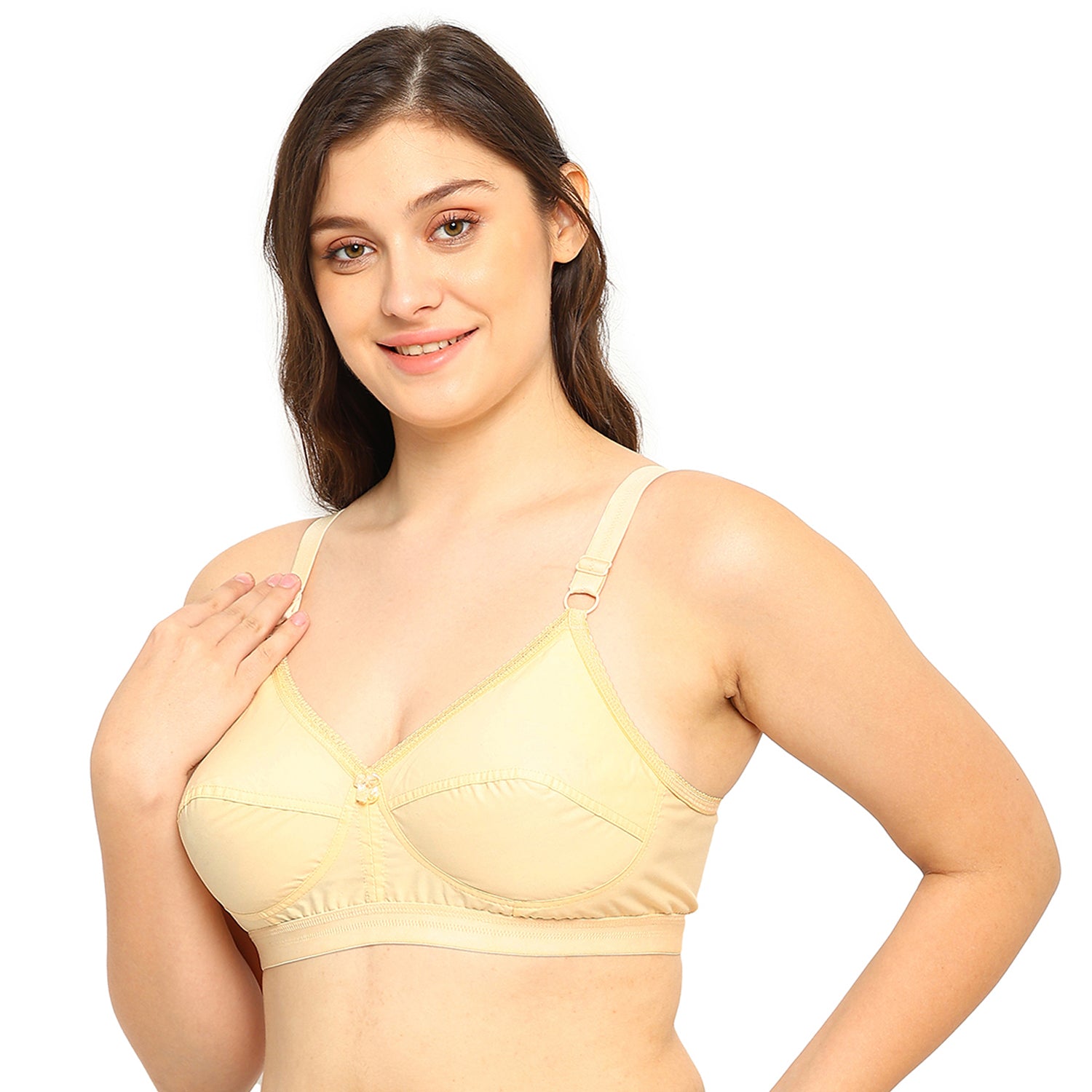 Pooja Bra | 100% Pure Cotton | Non-Padded | Non-Wired
