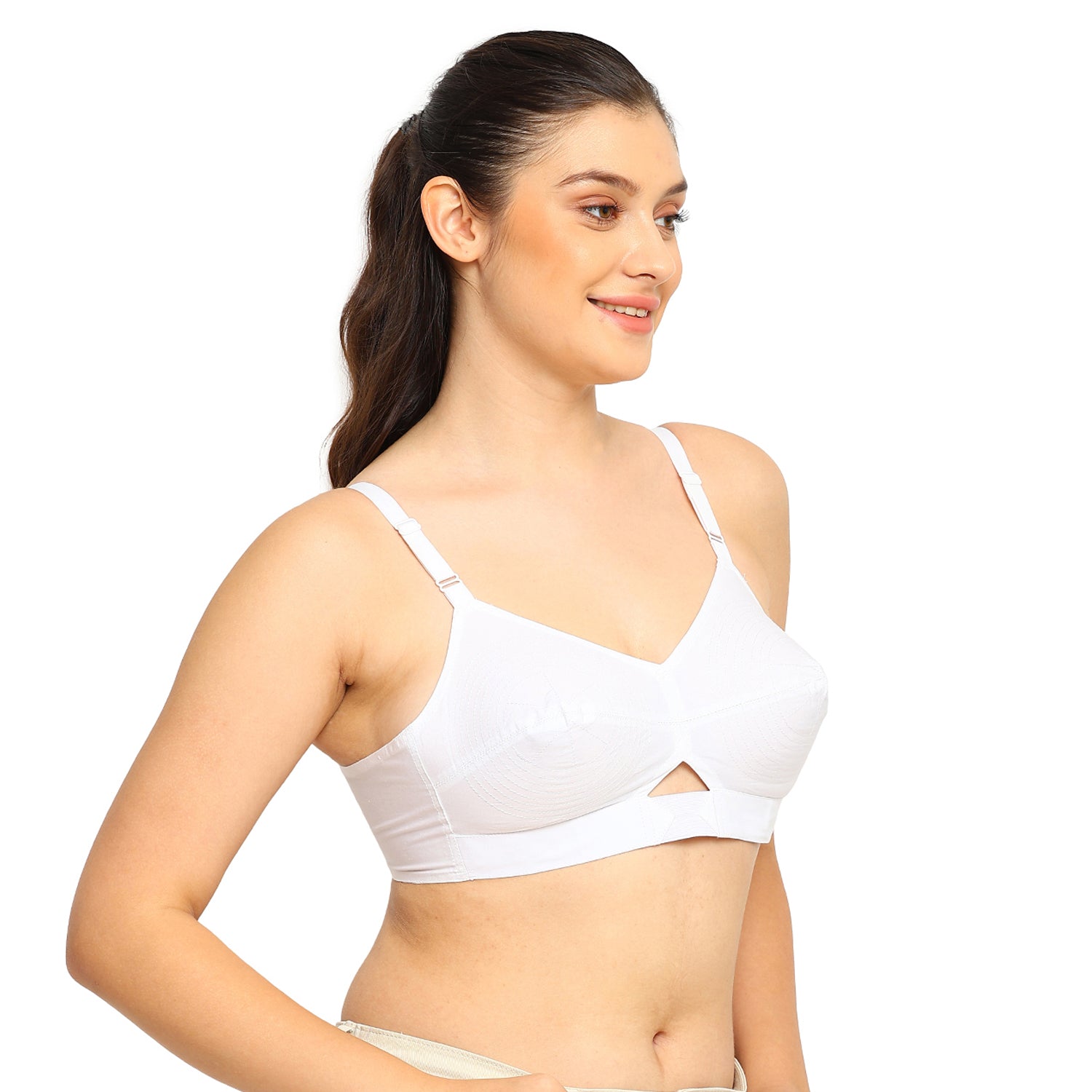 Dutchess | Cotton Bra | Triangular Vent Design | Non-Padded