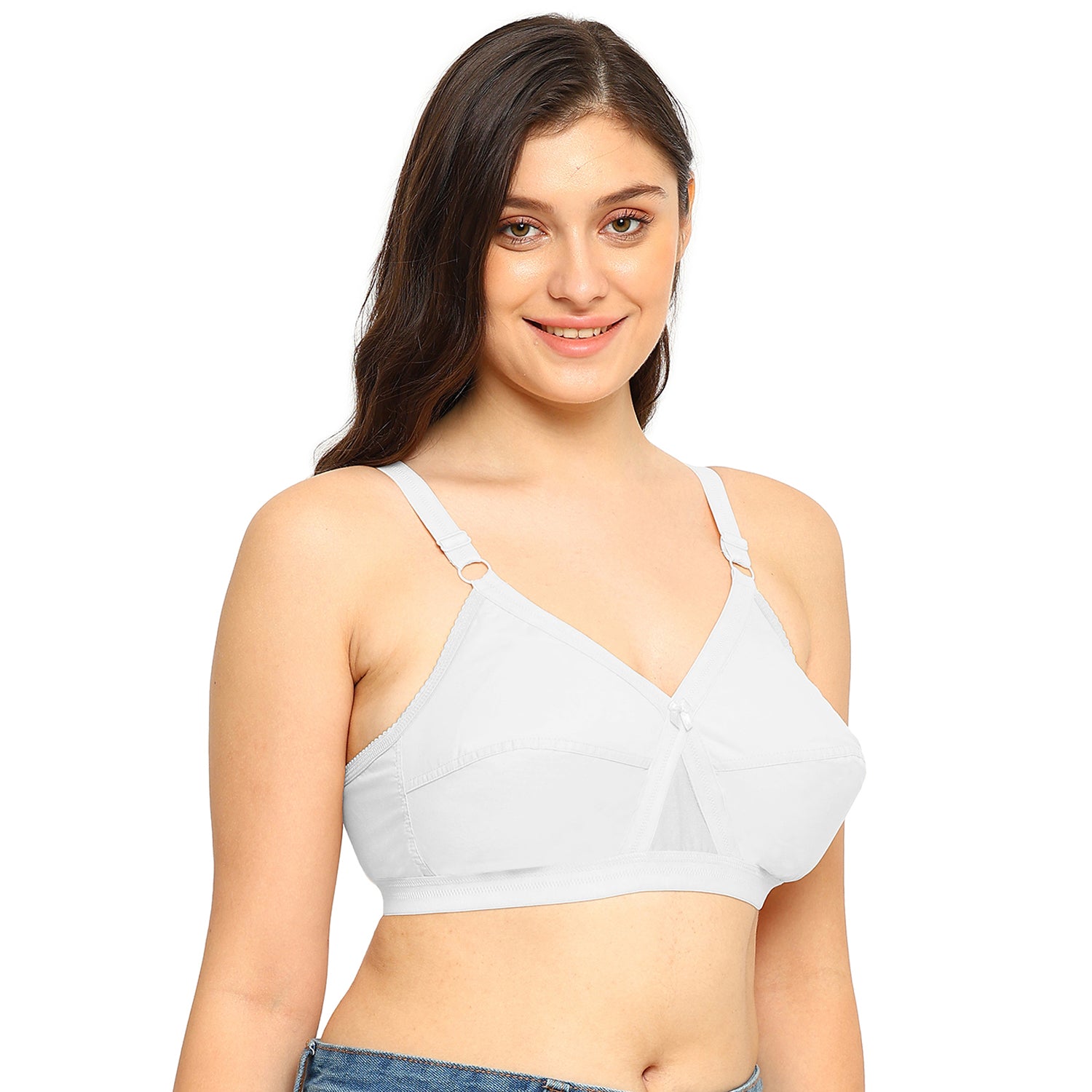 Pooja Bra | 100% Pure Cotton | Non-Padded | Non-Wired