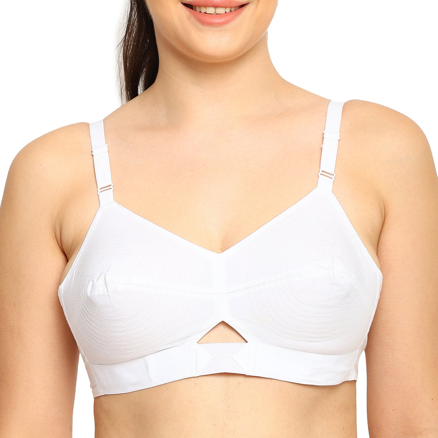 Dutchess | Cotton Bra | Triangular Vent Design | Non-Padded