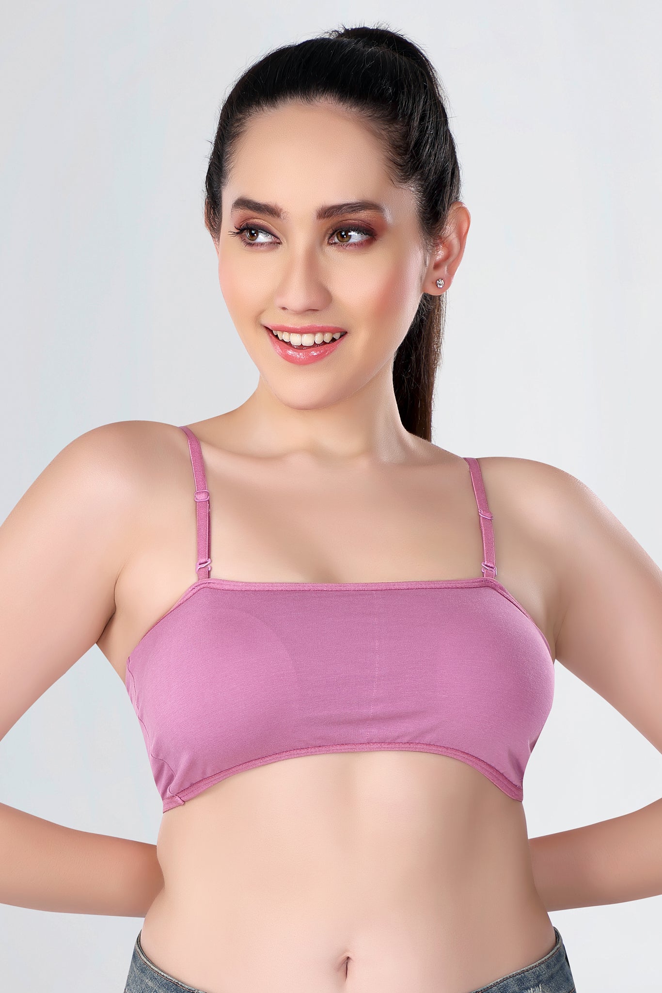 Stylish Tube Bra | Lightly Padded with Removable Pads | Amy