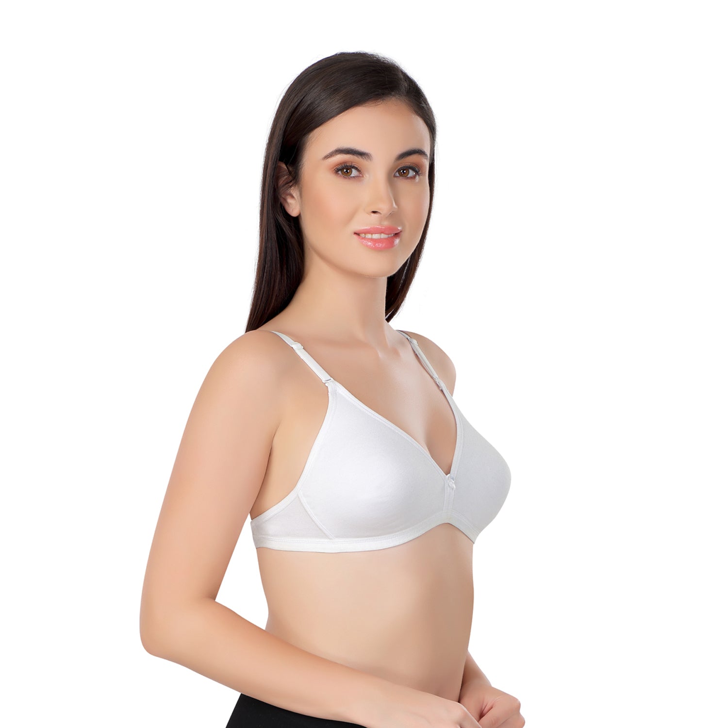 Super Soft Backless Bra | Non-Padded | With Transparent Back Straps