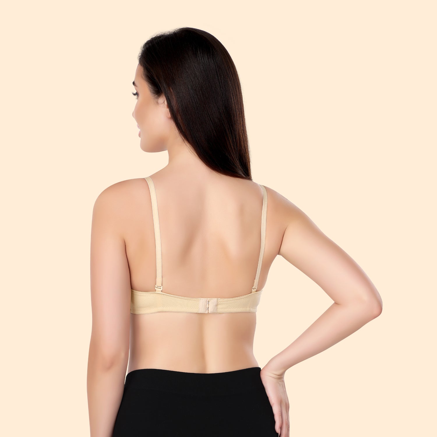 Cream Bra | Seamless Bra| Strapless | Perfect for Low Necklines