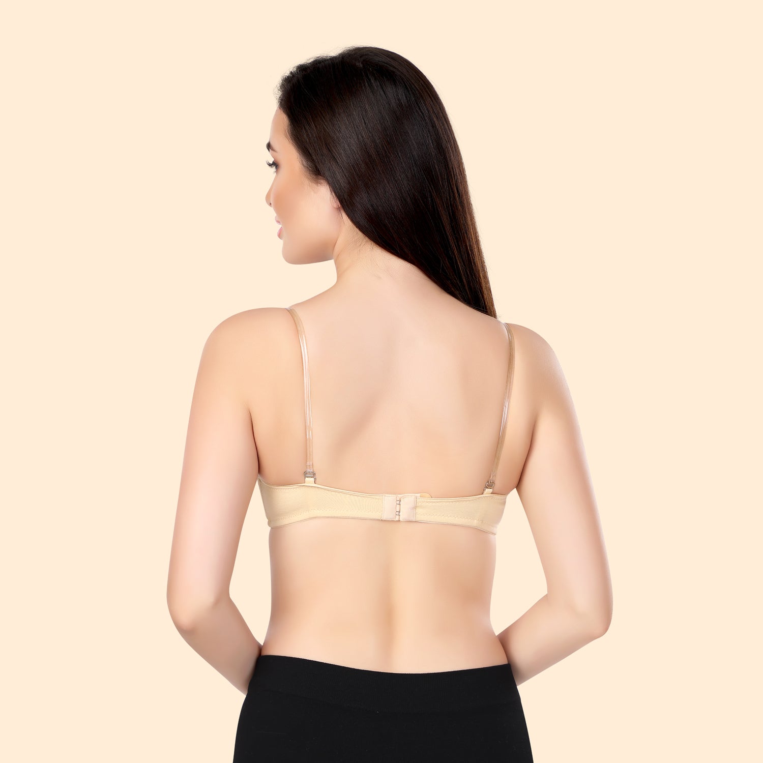 Cream Bra | Seamless Bra| Strapless | Perfect for Low Necklines