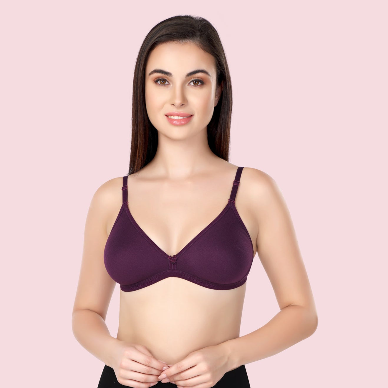 Super Soft Backless Bra | Non-Padded | With Transparent Back Straps
