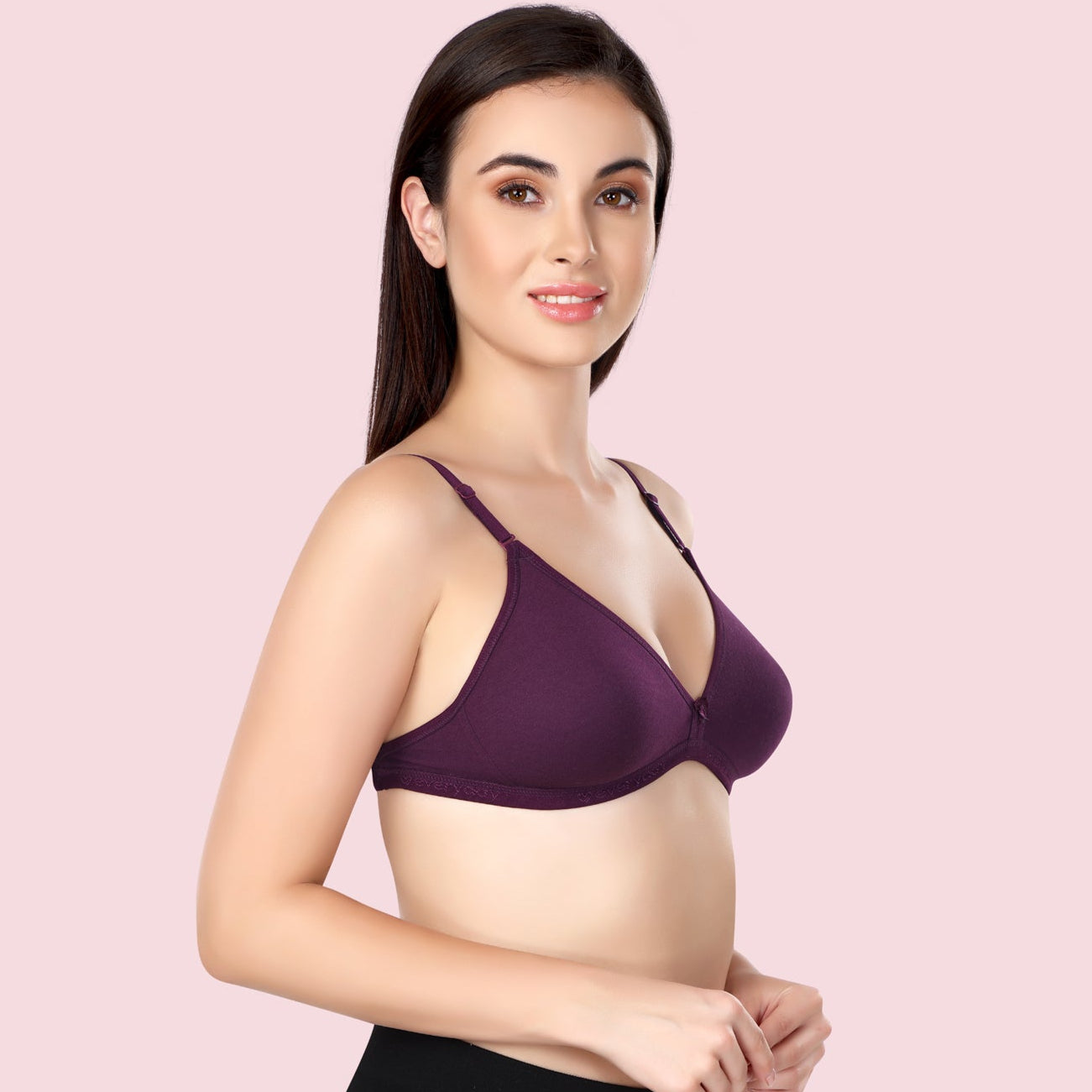 Super Soft Backless Bra | Non-Padded | With Transparent Back Straps