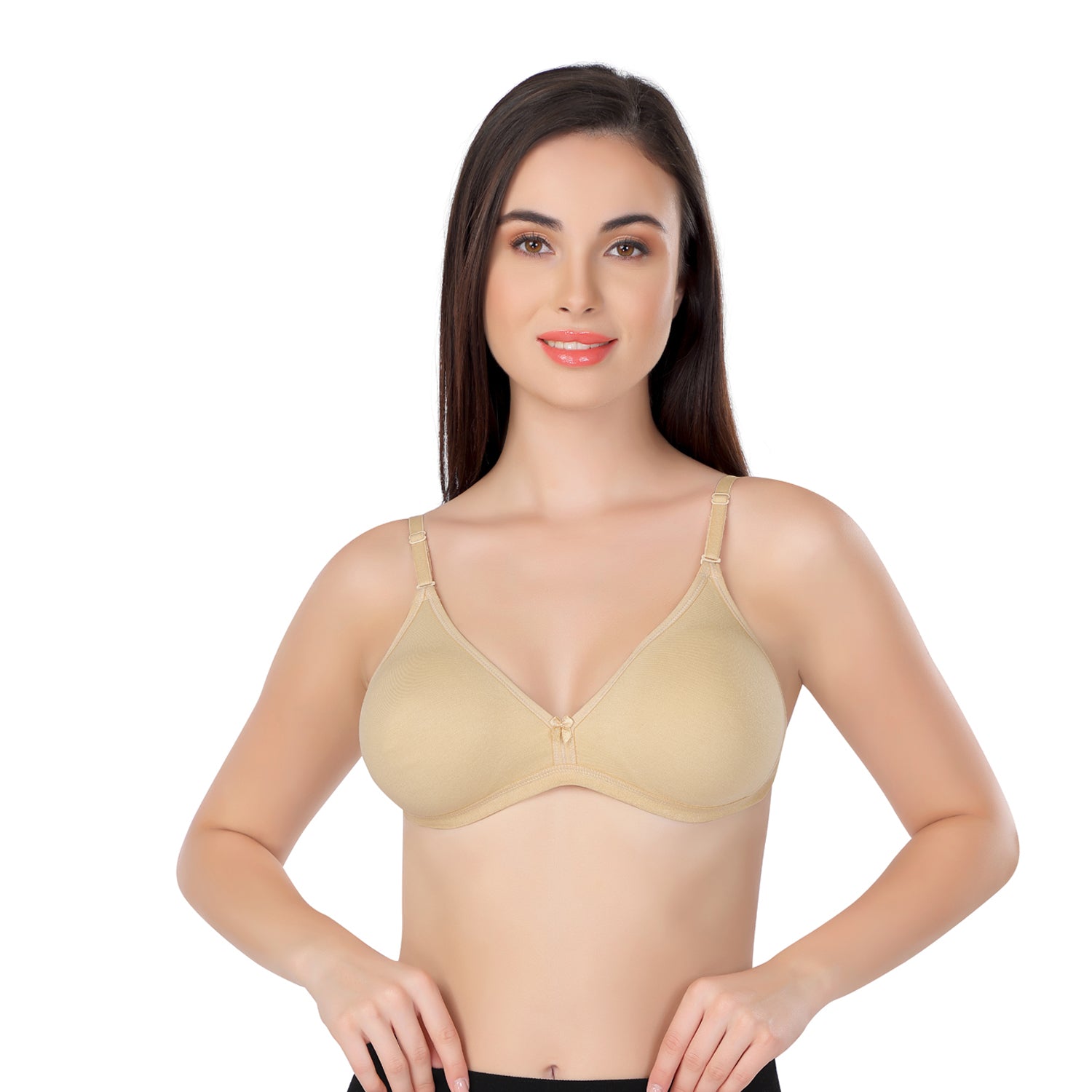 Super Soft Backless Bra | Non-Padded | With Transparent Back Straps