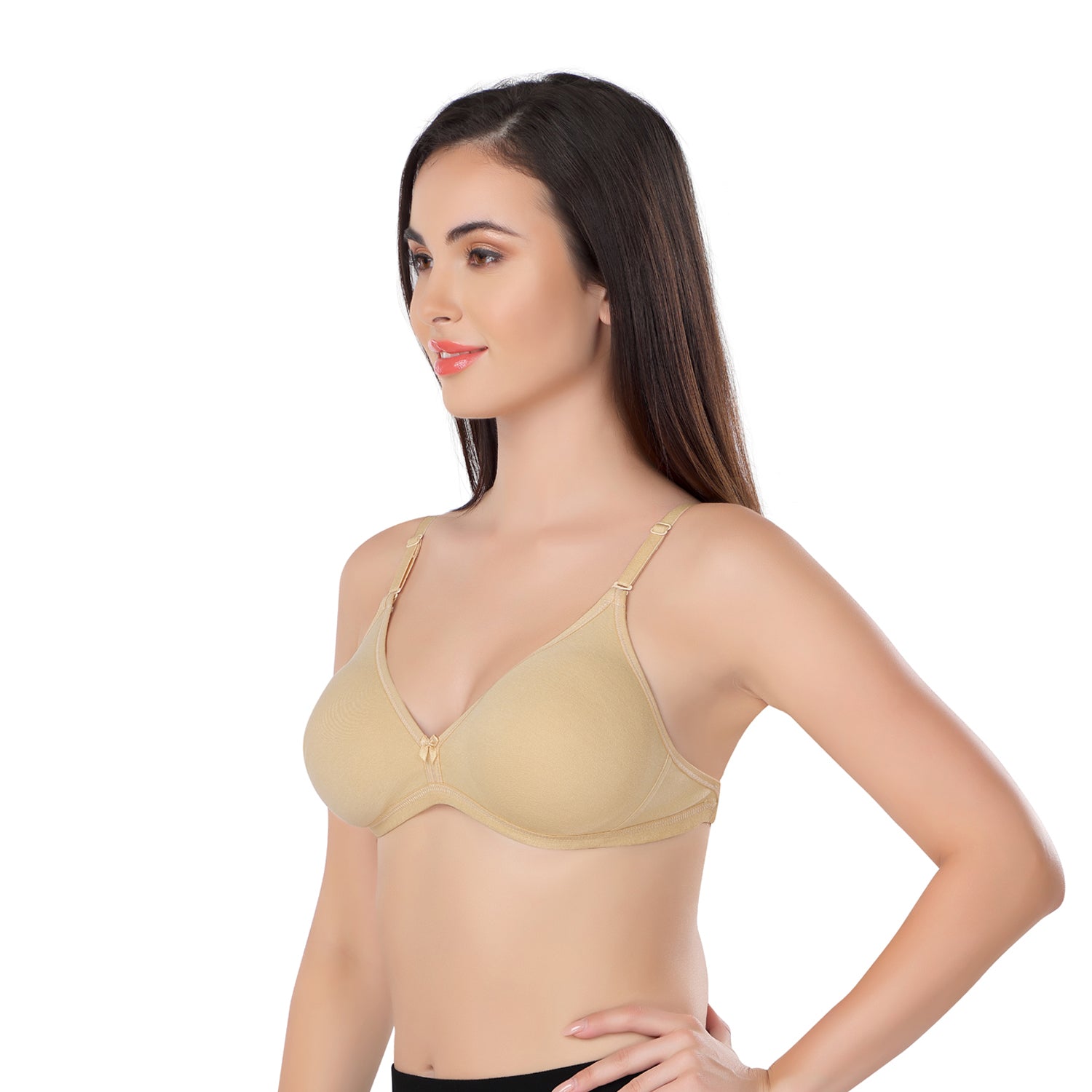 Super Soft Backless Bra | Non-Padded | With Transparent Back Straps