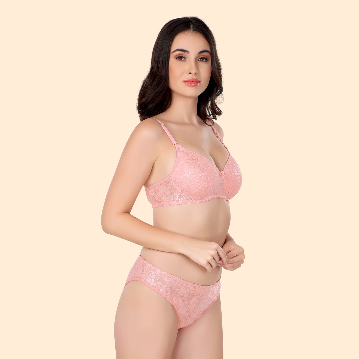 Luxurious Lace Sets | Lightly Padded | #ED-2028 Sets