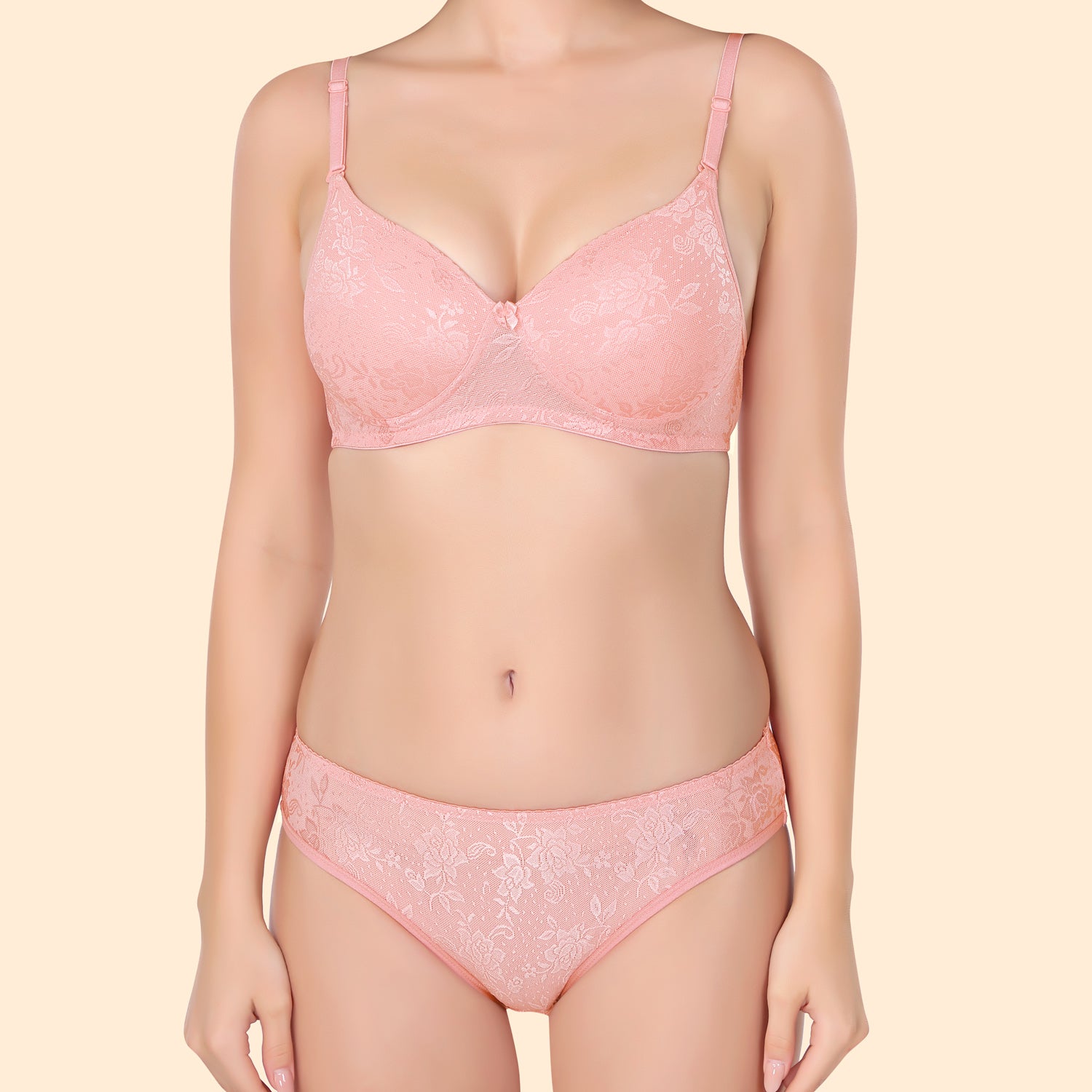 Luxurious Lace Sets | Lightly Padded | #ED-2028 Sets