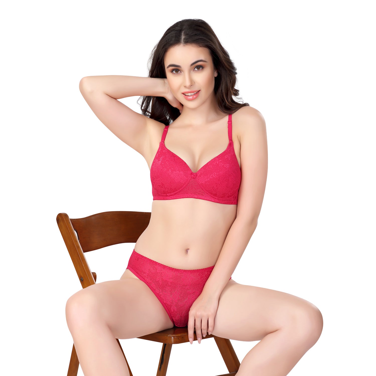 Luxurious Lace Sets | Lightly Padded | #ED-2028 Sets