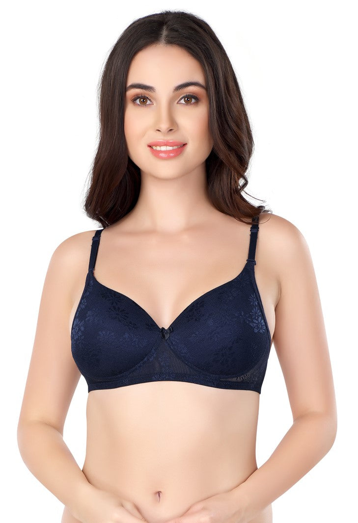 Luxurious Lace Bra | Lightly Padded | Non-Wired | #ED-2028