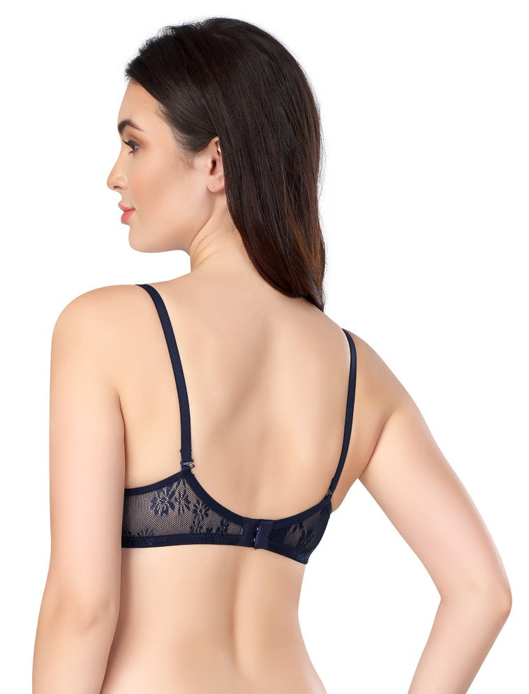 Luxurious Lace Bra | Lightly Padded | Non-Wired | #ED-2028