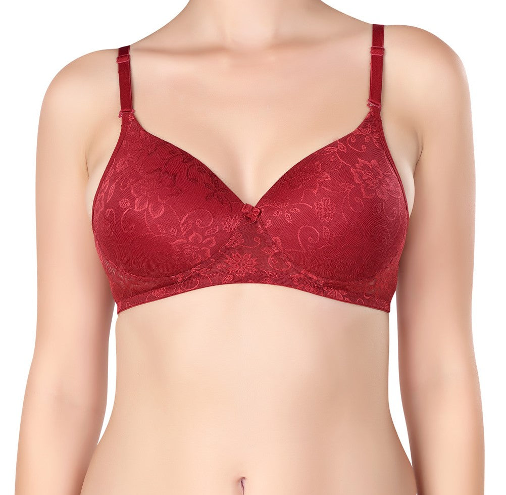 Luxurious Lace Bra | Lightly Padded | Non-Wired | #ED-2028
