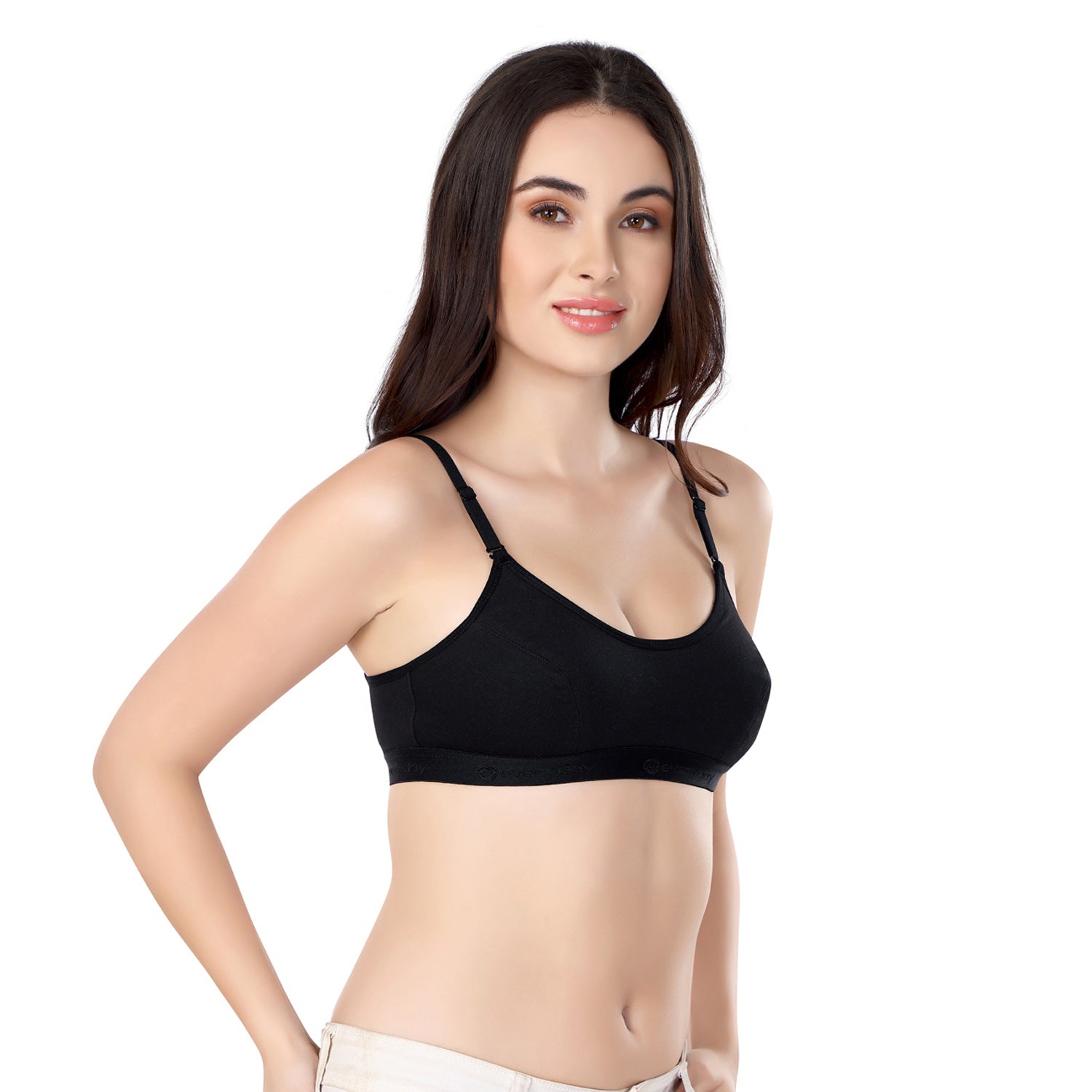 Elle 18 Sports Bra | Super Soft Elastic Straps | Beginner Friendly