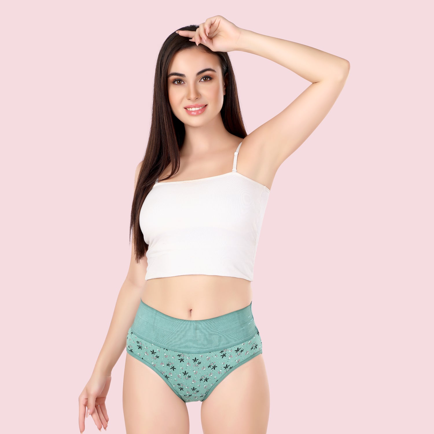 Printed Panties | High Waisted Elastic Band | #OS-20 | Pack of 3