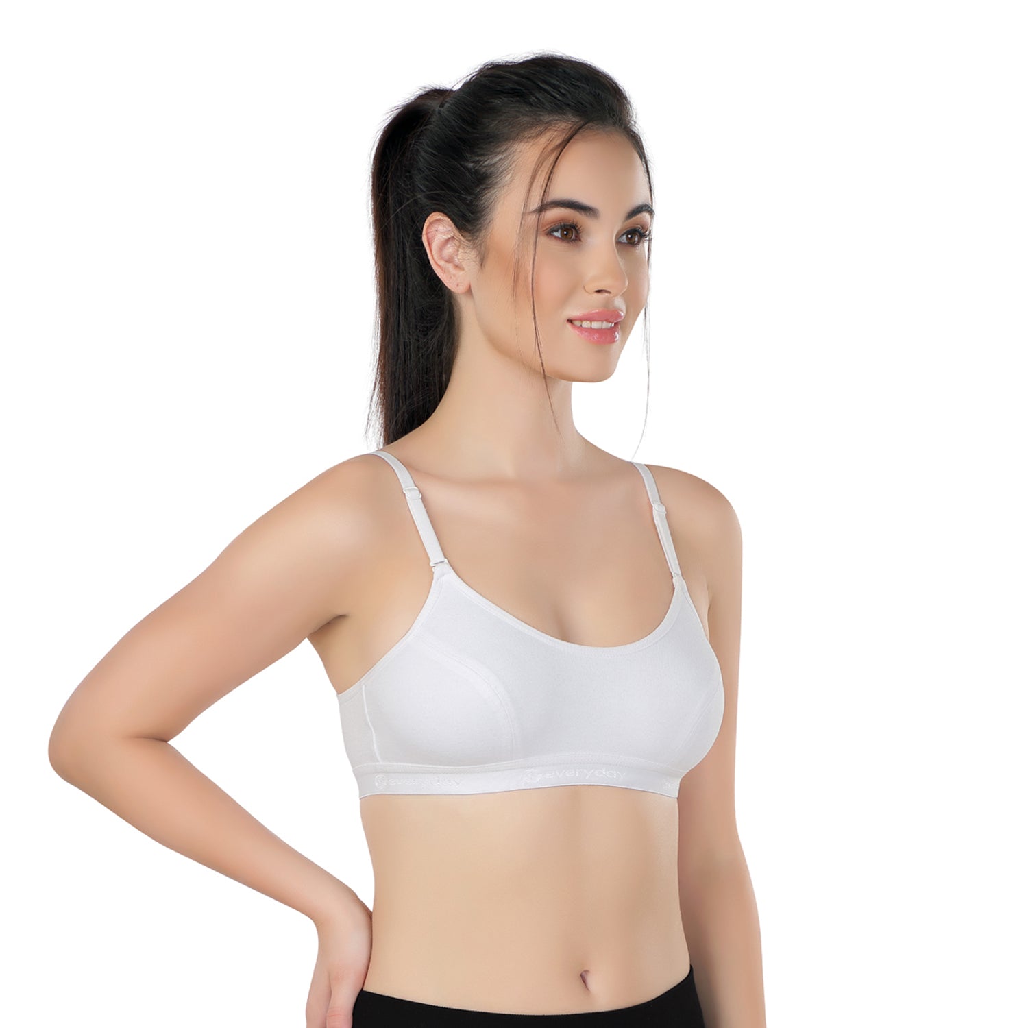 Elle 18 Sports Bra | Super Soft Elastic Straps | Beginner Friendly