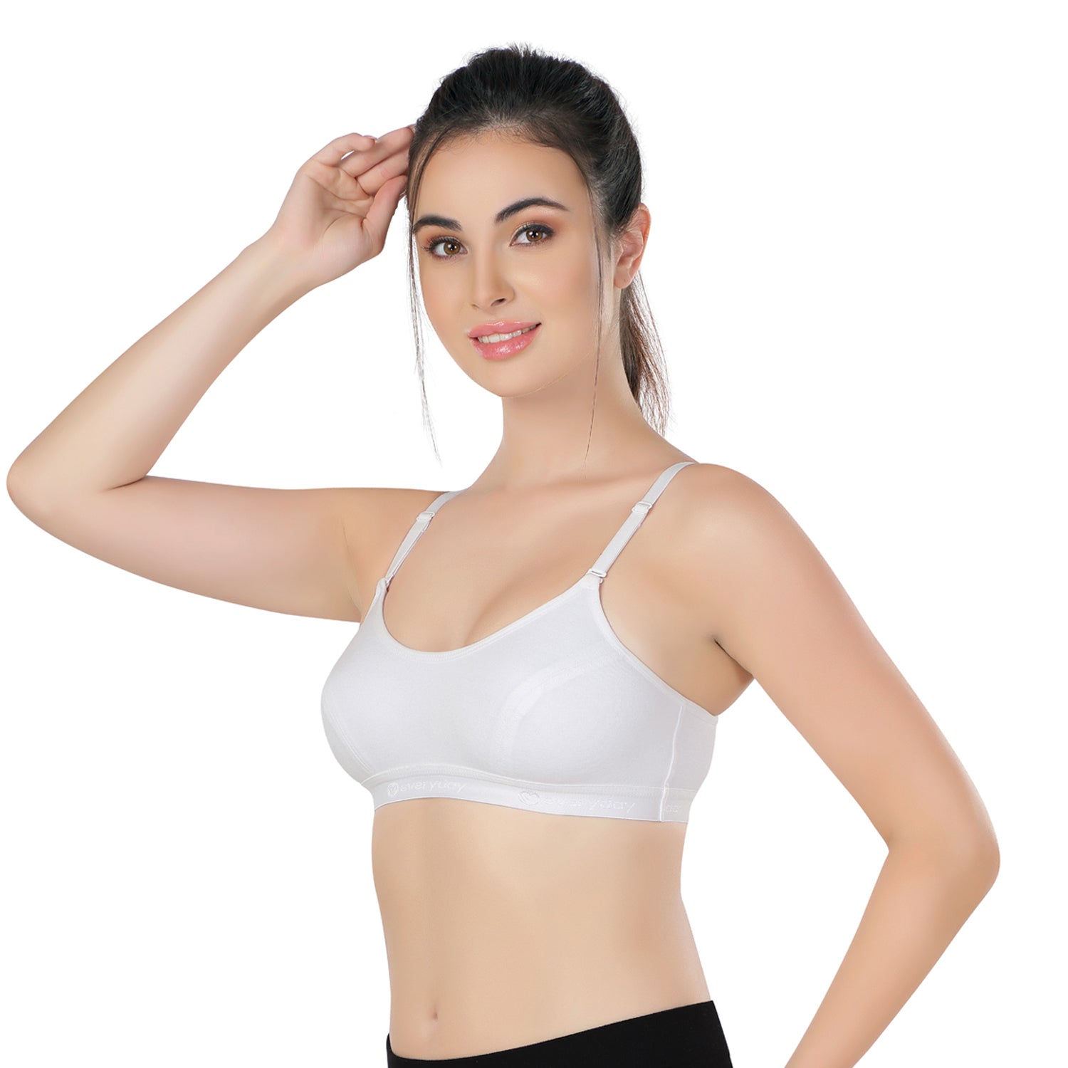 Elle 18 Sports Bra | Super Soft Elastic Straps | Beginner Friendly
