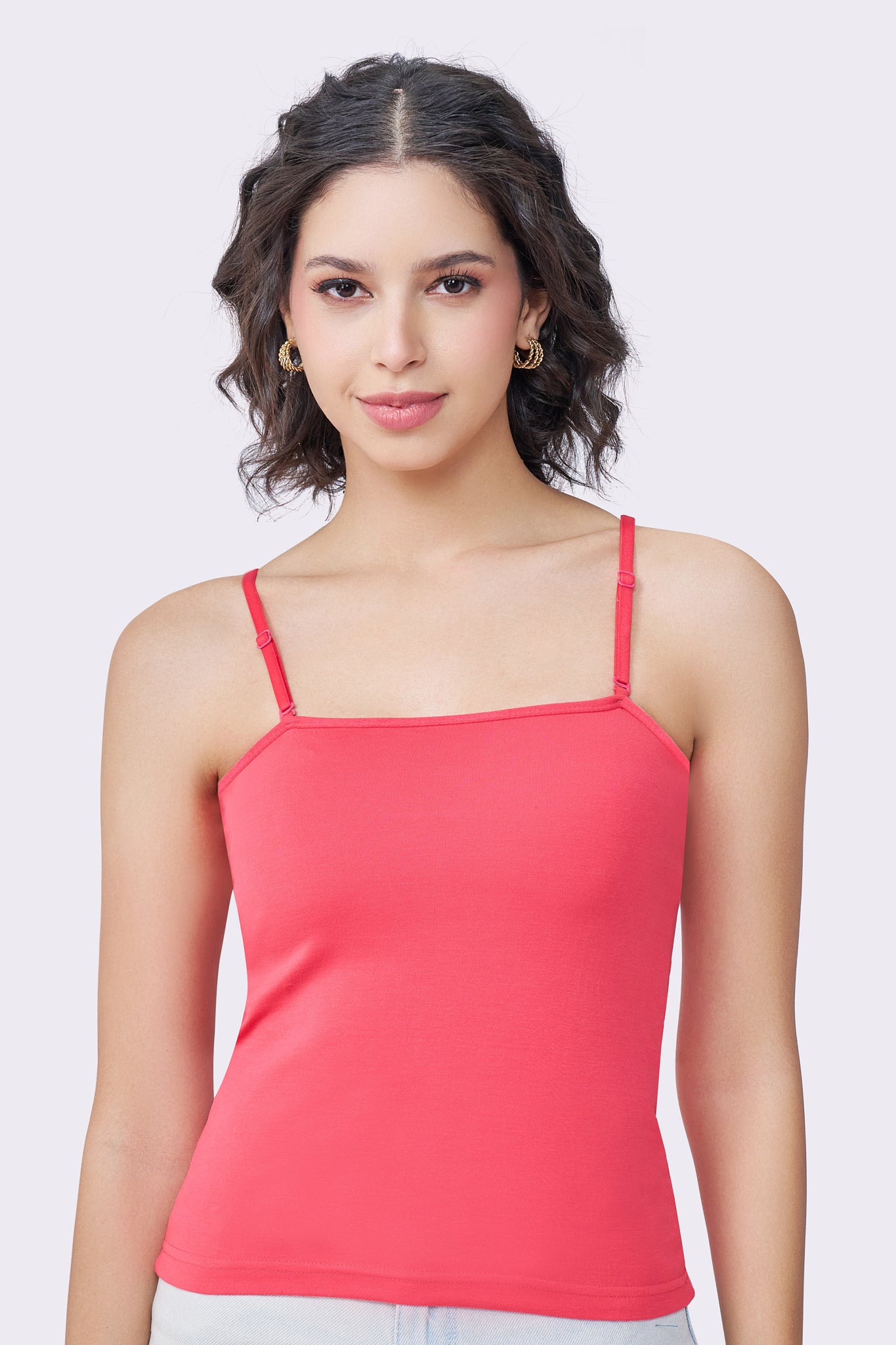 Everyday Kim Camisole | Inner Slip |With Detachable & Adjustable Straps