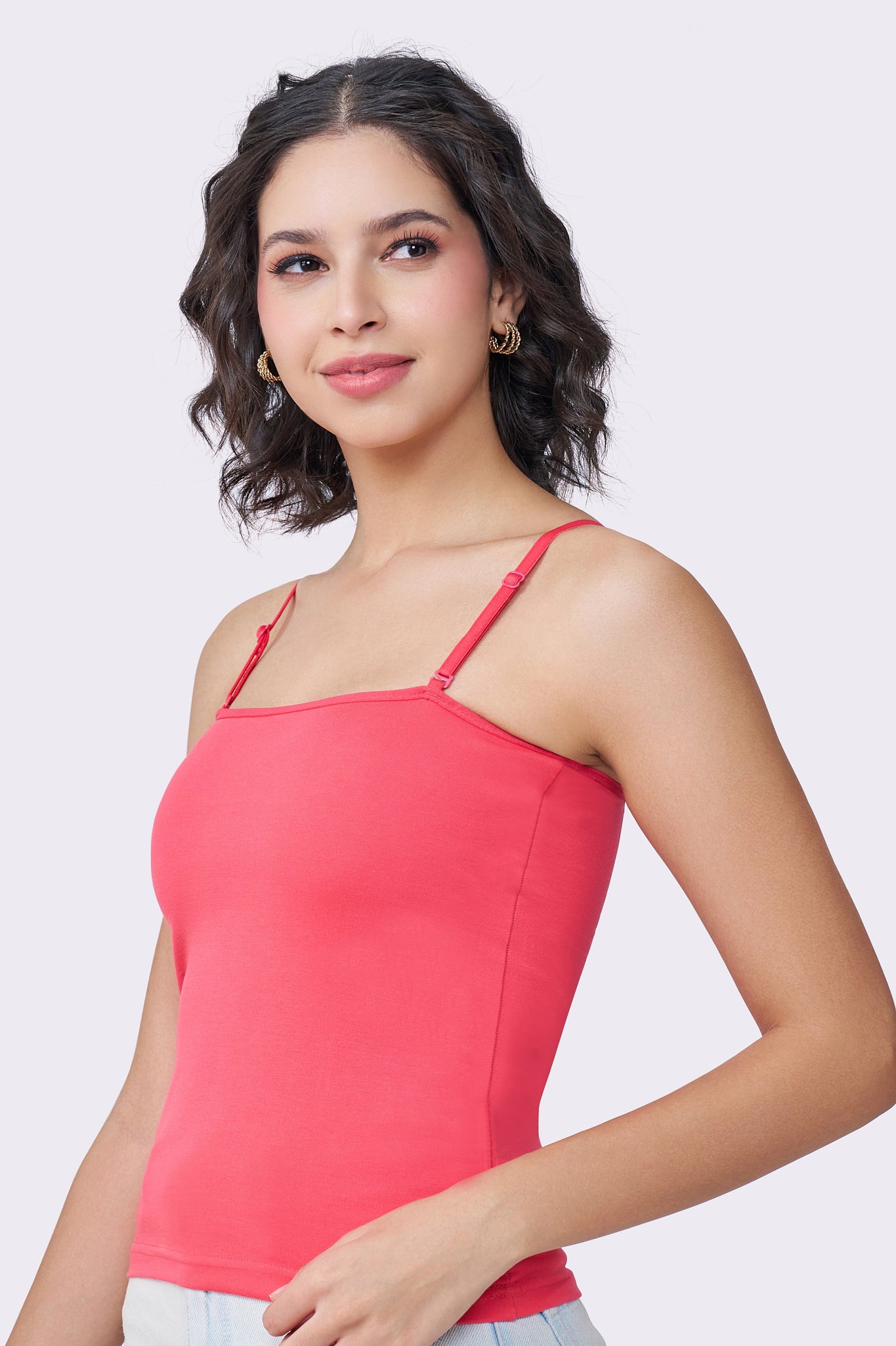 Everyday Kim Camisole | Inner Slip |With Detachable & Adjustable Straps
