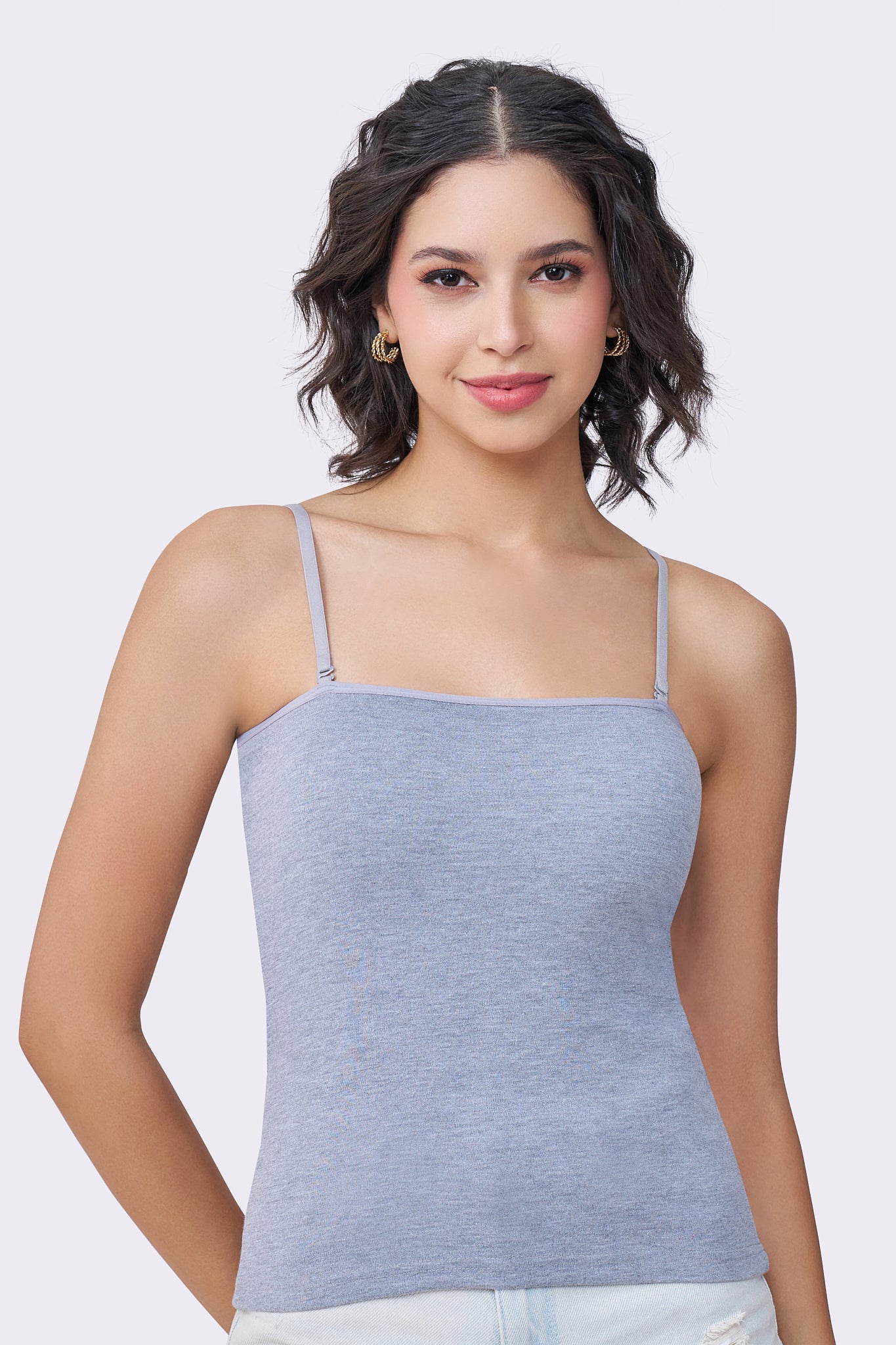 Everyday Kim Camisole | Inner Slip |With Detachable & Adjustable Straps