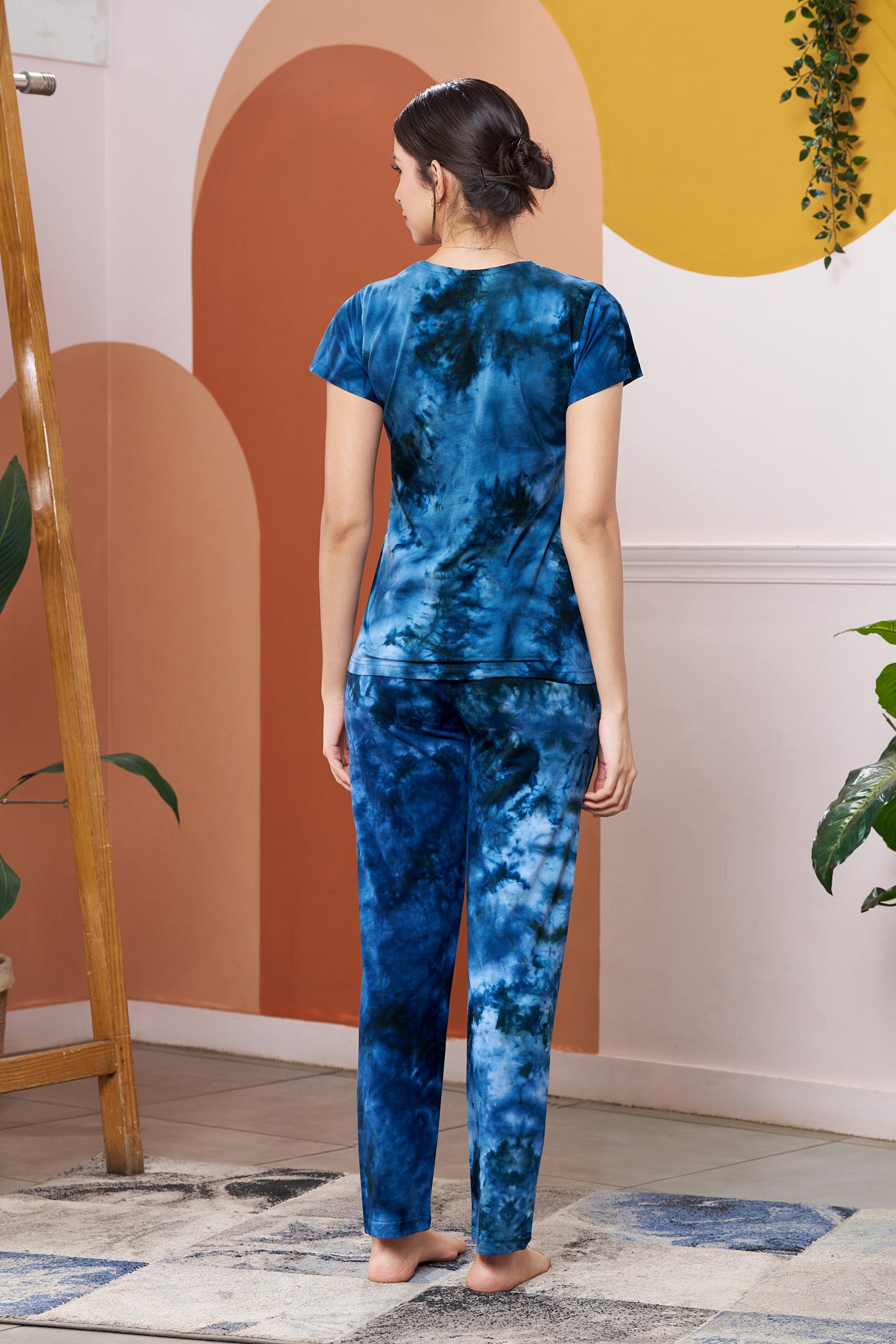 Everyday Lounge Wear | Super Comfy & Stylish | Night Wear | Tie Die Co-ords - Style No.5004