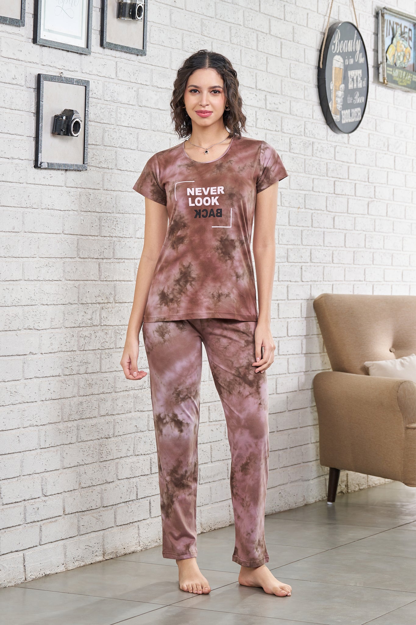 Everyday Lounge Wear | Super Comfy & Stylish | Night Wear | Tie Die Co-ords - Style No.5000