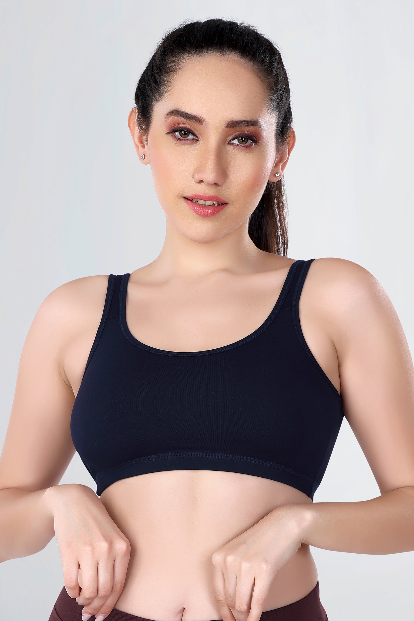 Sports Bra | Wide straps | Non-Padded | Beginner Friendly | Active