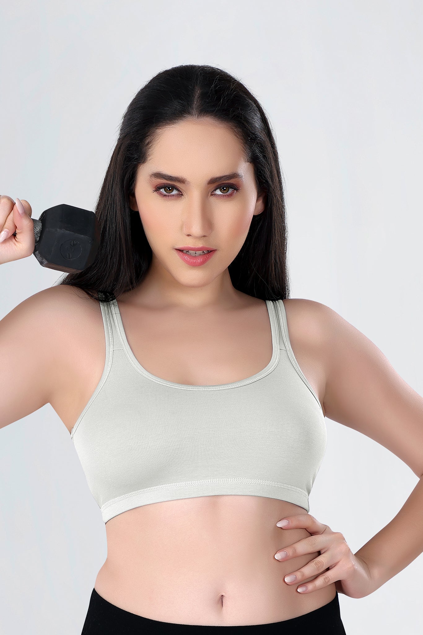 Sports Bra | Wide straps | Non-Padded | Beginner Friendly | Active