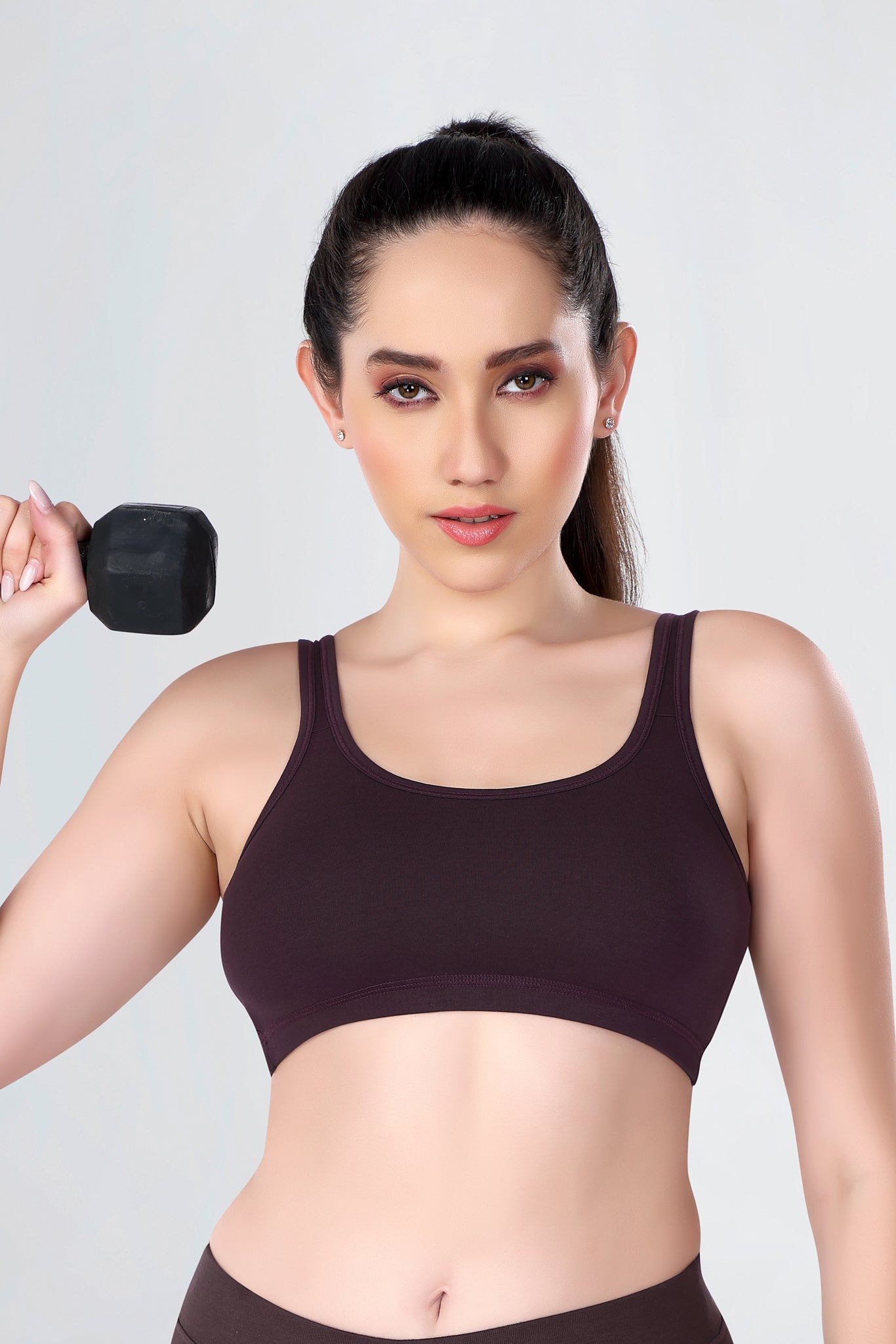 Sports Bra | Wide straps | Non-Padded | Beginner Friendly | Active