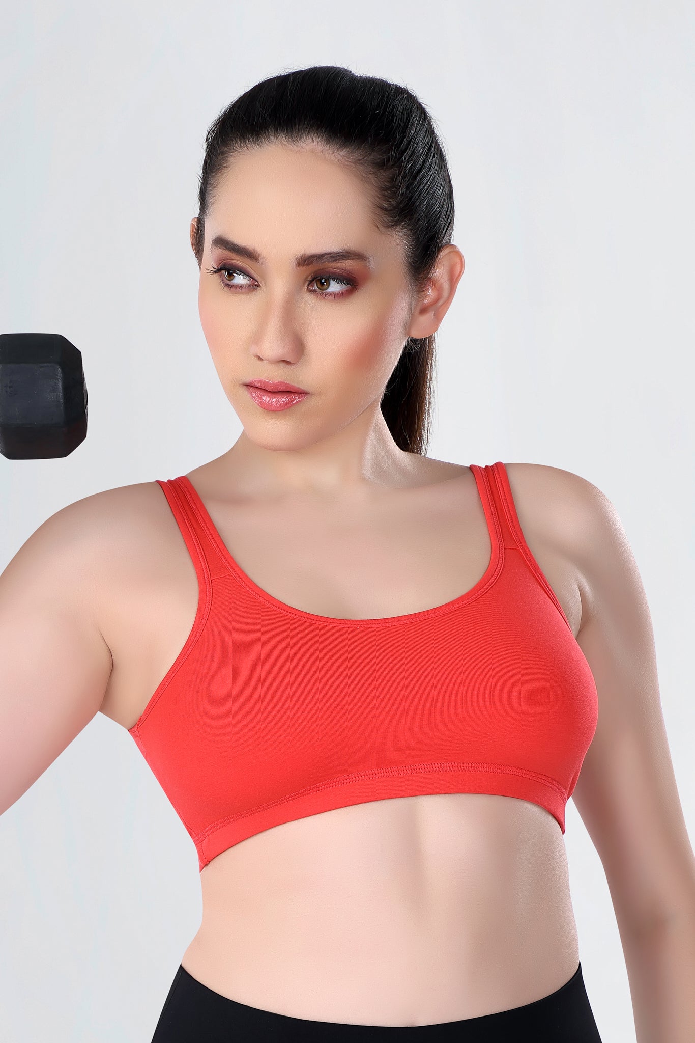 Sports Bra | Wide straps | Non-Padded | Beginner Friendly | Active