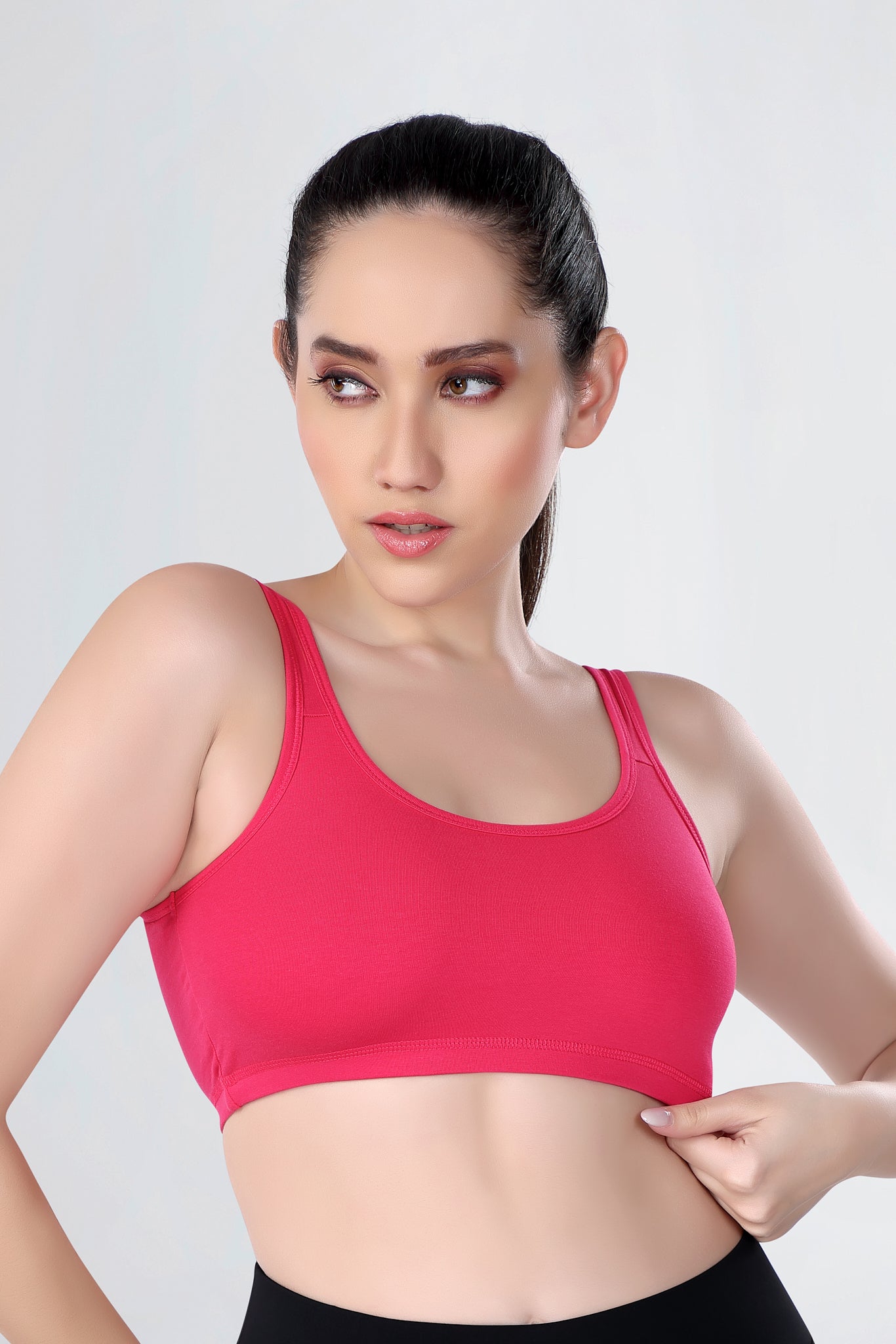 Sports Bra | Wide straps | Non-Padded | Beginner Friendly | Active