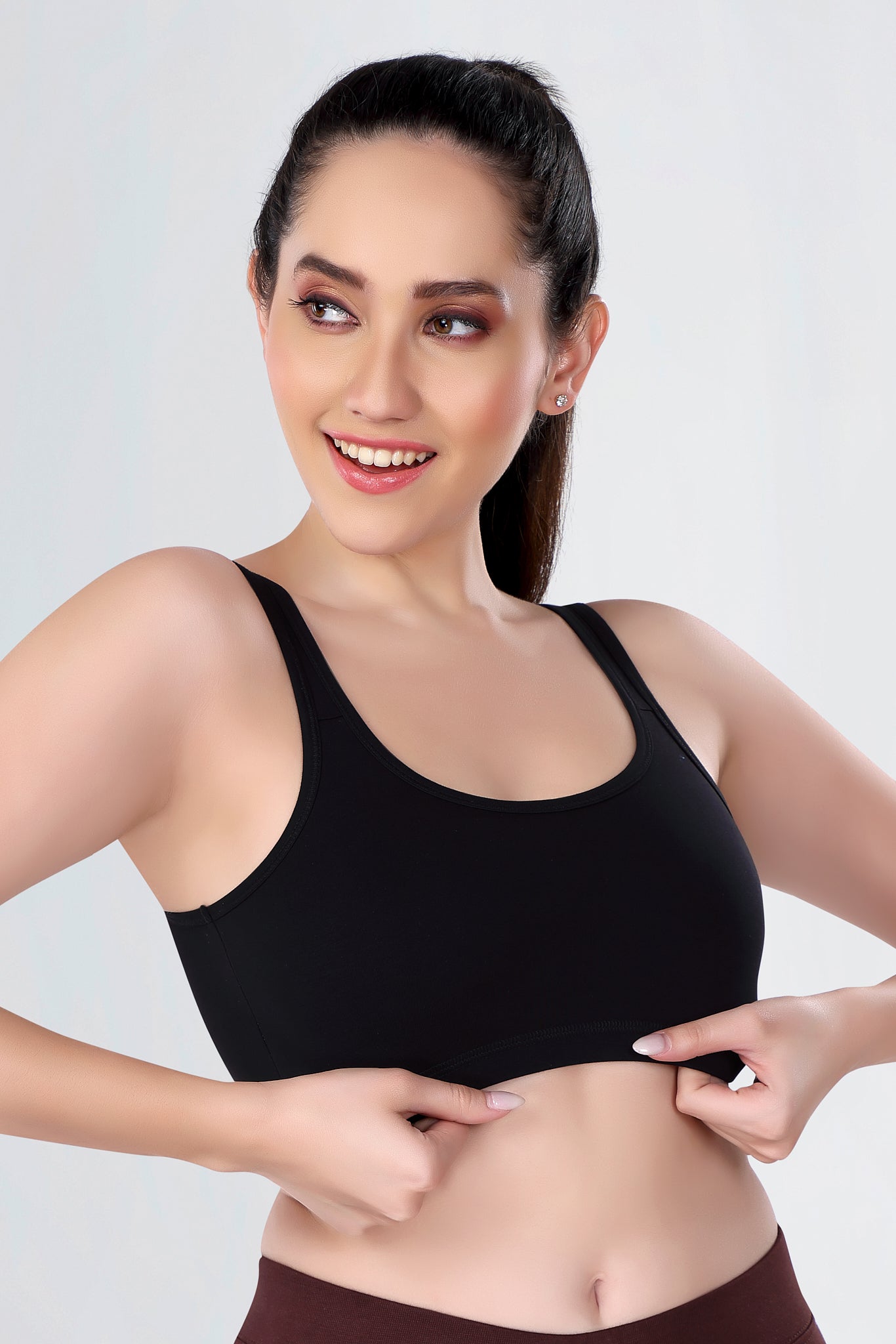 Sports Bra | Wide straps | Non-Padded | Beginner Friendly | Active