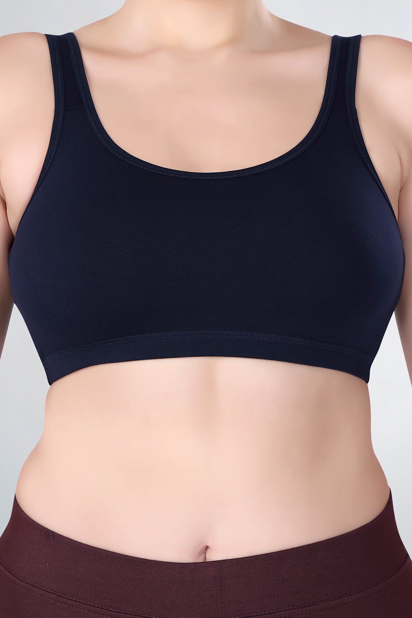 Sports Bra | Wide straps | Non-Padded | Beginner Friendly | Active