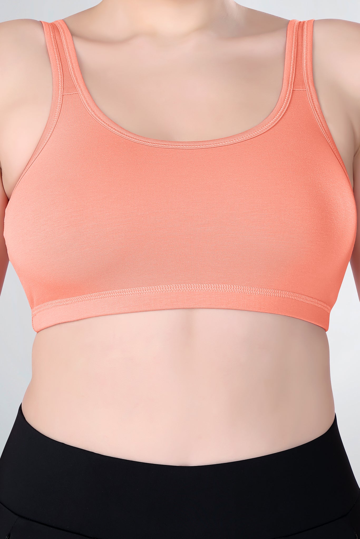 Sports Bra | Wide straps | Non-Padded | Beginner Friendly | Active