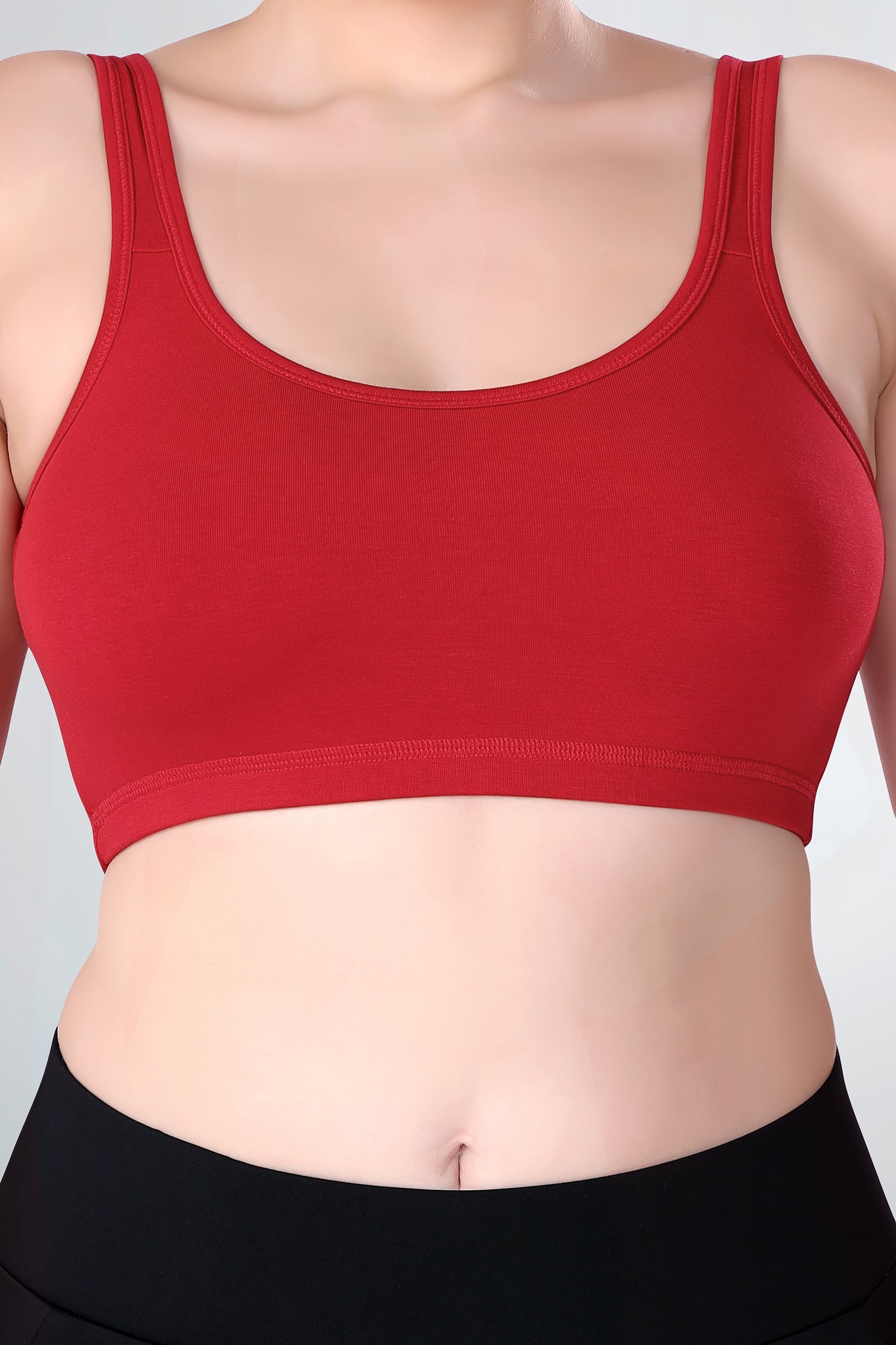Sports Bra | Wide straps | Non-Padded | Beginner Friendly | Active