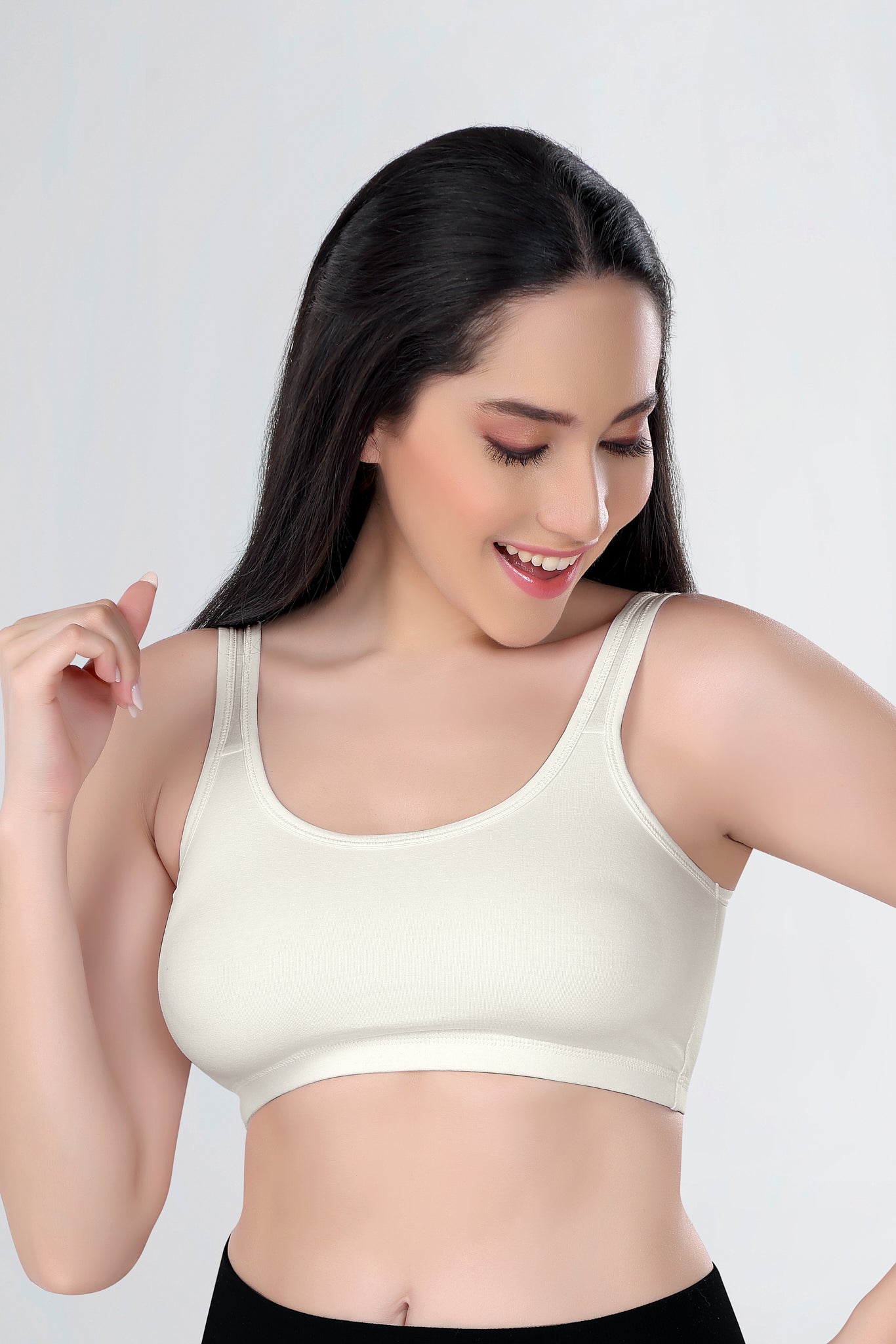 Sports Bra | Wide straps | Non-Padded | Beginner Friendly | Active
