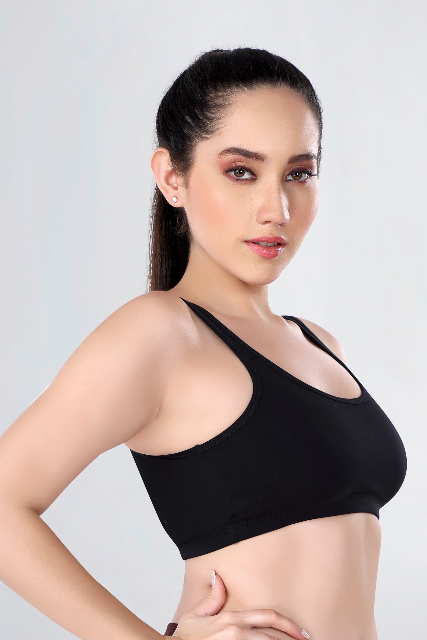 Sports Bra | Wide straps | Non-Padded | Beginner Friendly | Active