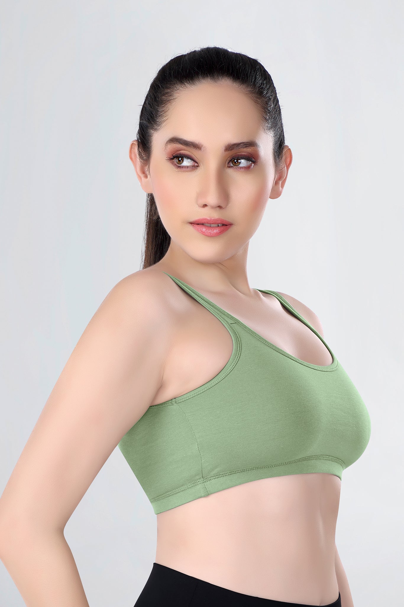 Sports Bra | Wide straps | Non-Padded | Beginner Friendly | Active