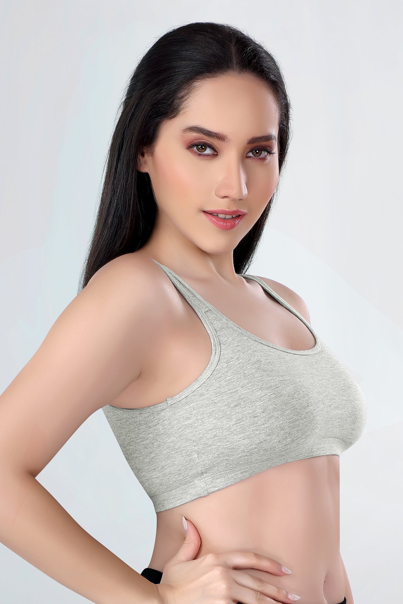 Sports Bra | Wide straps | Non-Padded | Beginner Friendly | Active