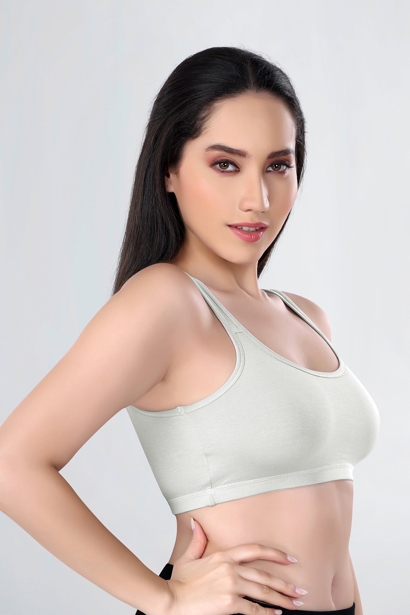 Sports Bra | Wide straps | Non-Padded | Beginner Friendly | Active