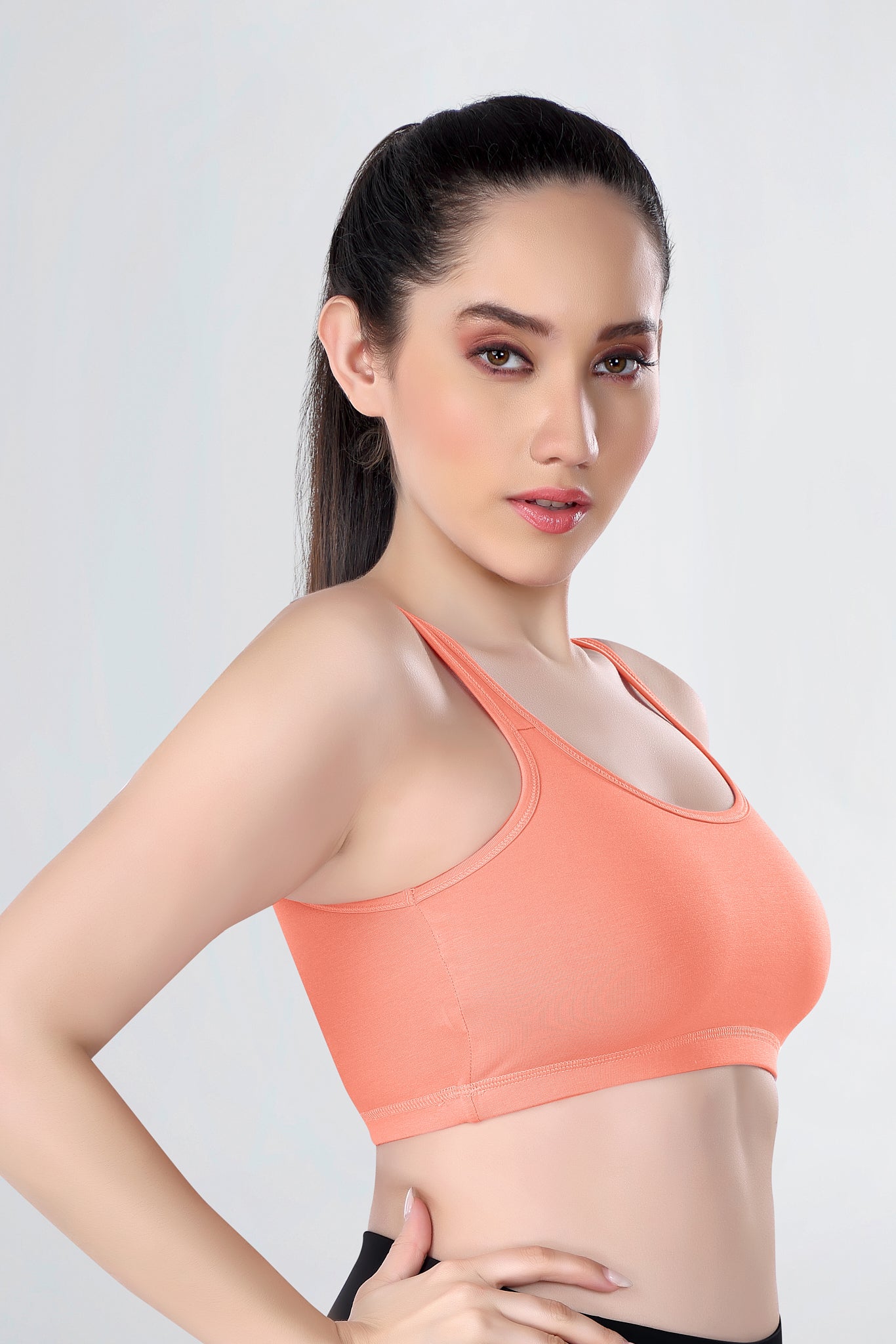 Sports Bra | Wide straps | Non-Padded | Beginner Friendly | Active