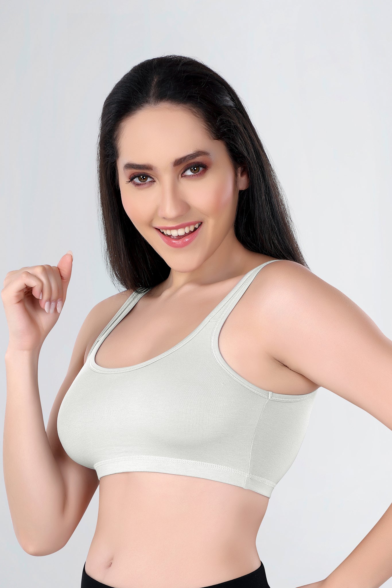 Sports Bra | Wide straps | Non-Padded | Beginner Friendly | Active