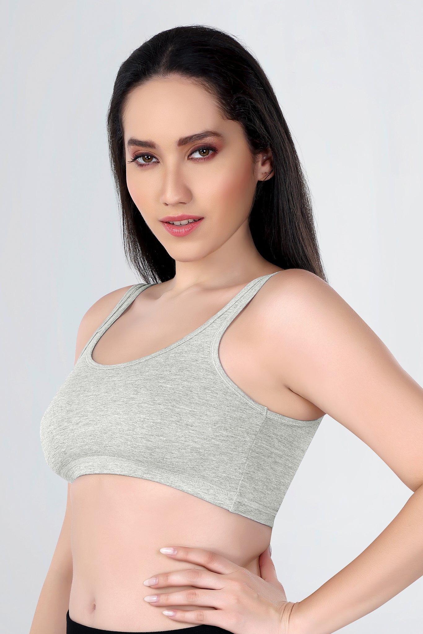 Sports Bra | Wide straps | Non-Padded | Beginner Friendly | Active