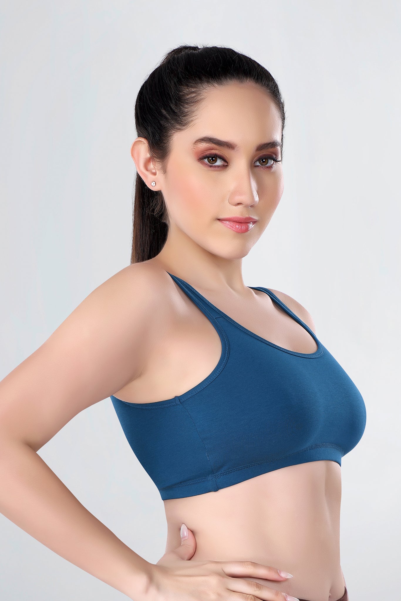 Sports Bra | Wide straps | Non-Padded | Beginner Friendly | Active