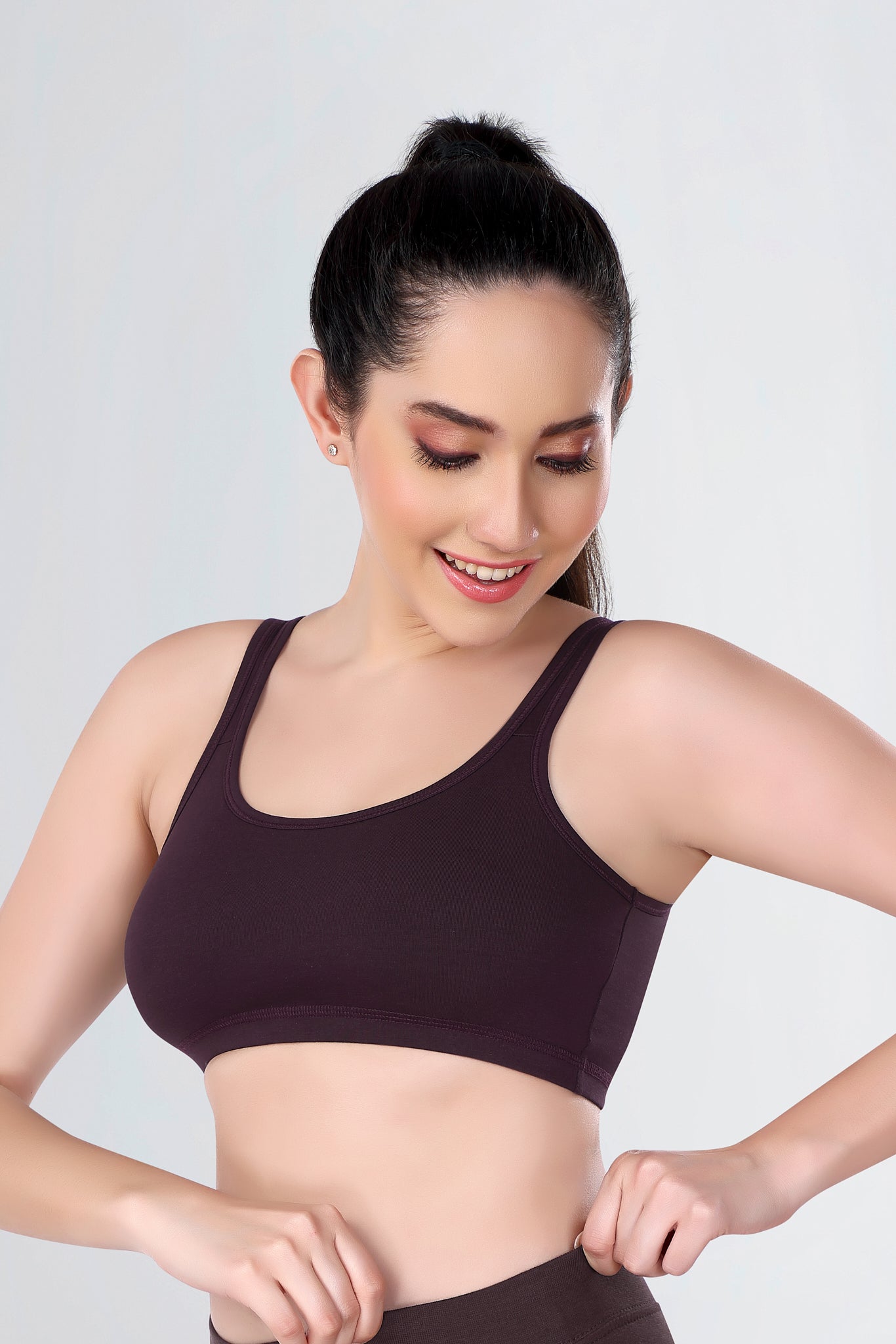 Sports Bra | Wide straps | Non-Padded | Beginner Friendly | Active