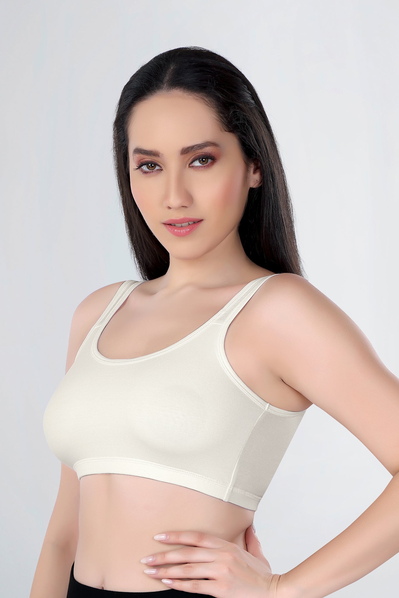 Sports Bra | Wide straps | Non-Padded | Beginner Friendly | Active