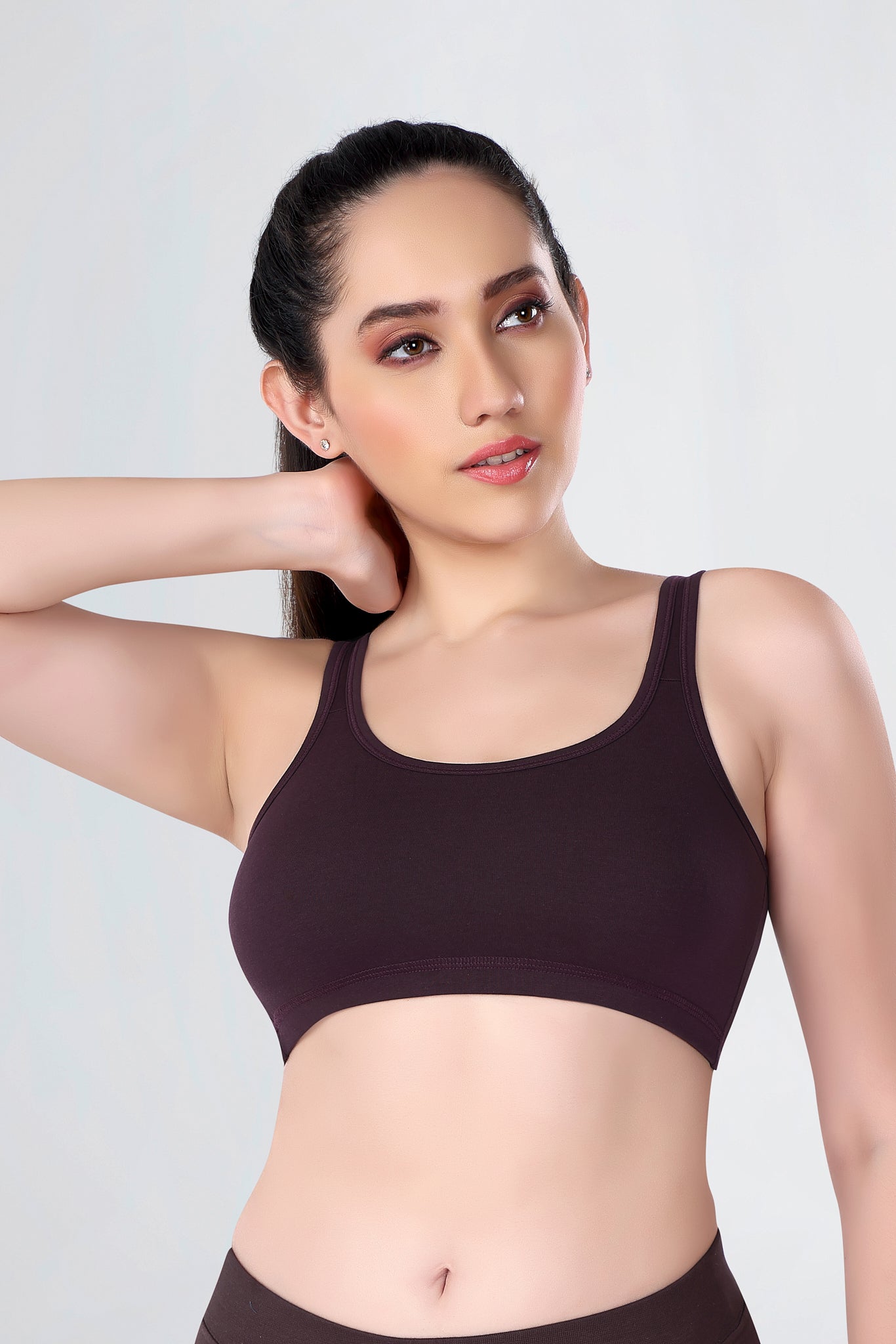 Sports Bra | Wide straps | Non-Padded | Beginner Friendly | Active